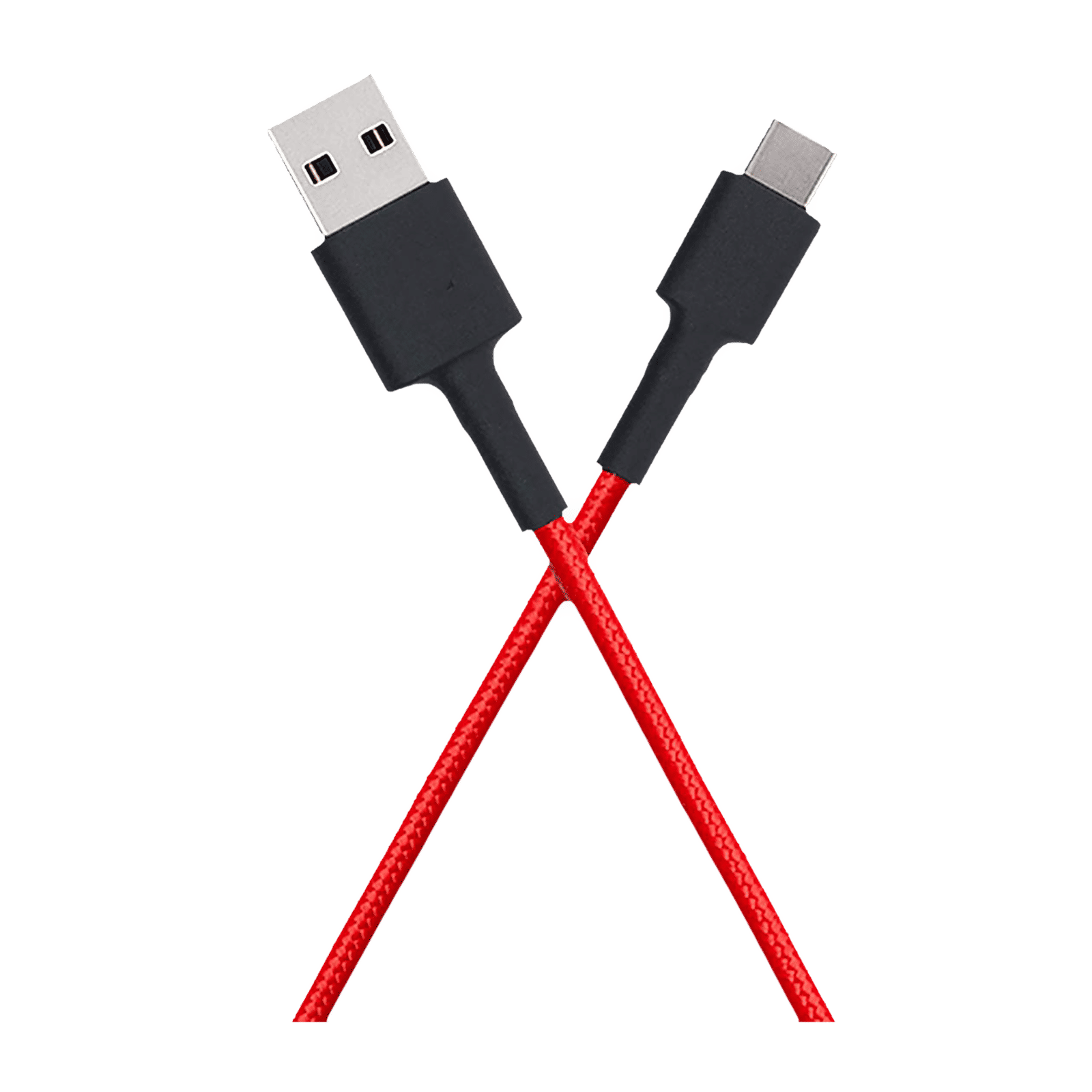 Mi Type A to Type C 3.3 Feet (1M) Cable (Tangle Free Design, Red)