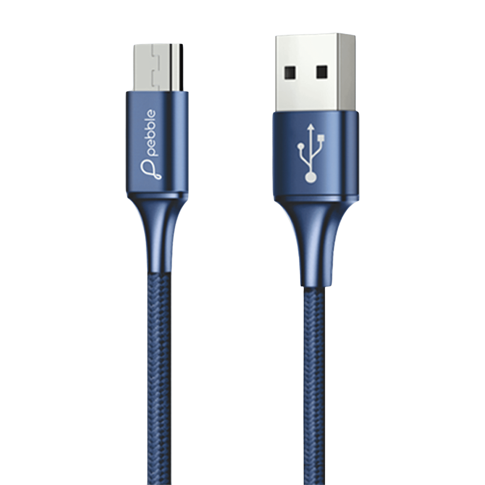 Pebble Type A to Micro USB 3.3 Feet (1M) Cable (Sync and Charge, Blue)