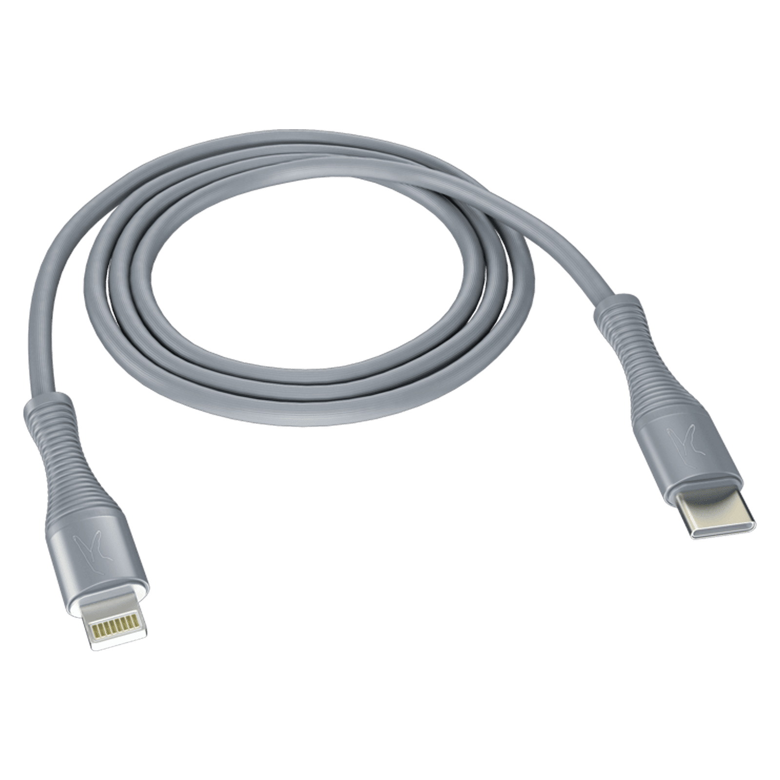 FINGERS FMC C-to-L Type C to Lightning 3.3 Feet (1M) Cable (Reversible Connectivity Design, Steel Grey)