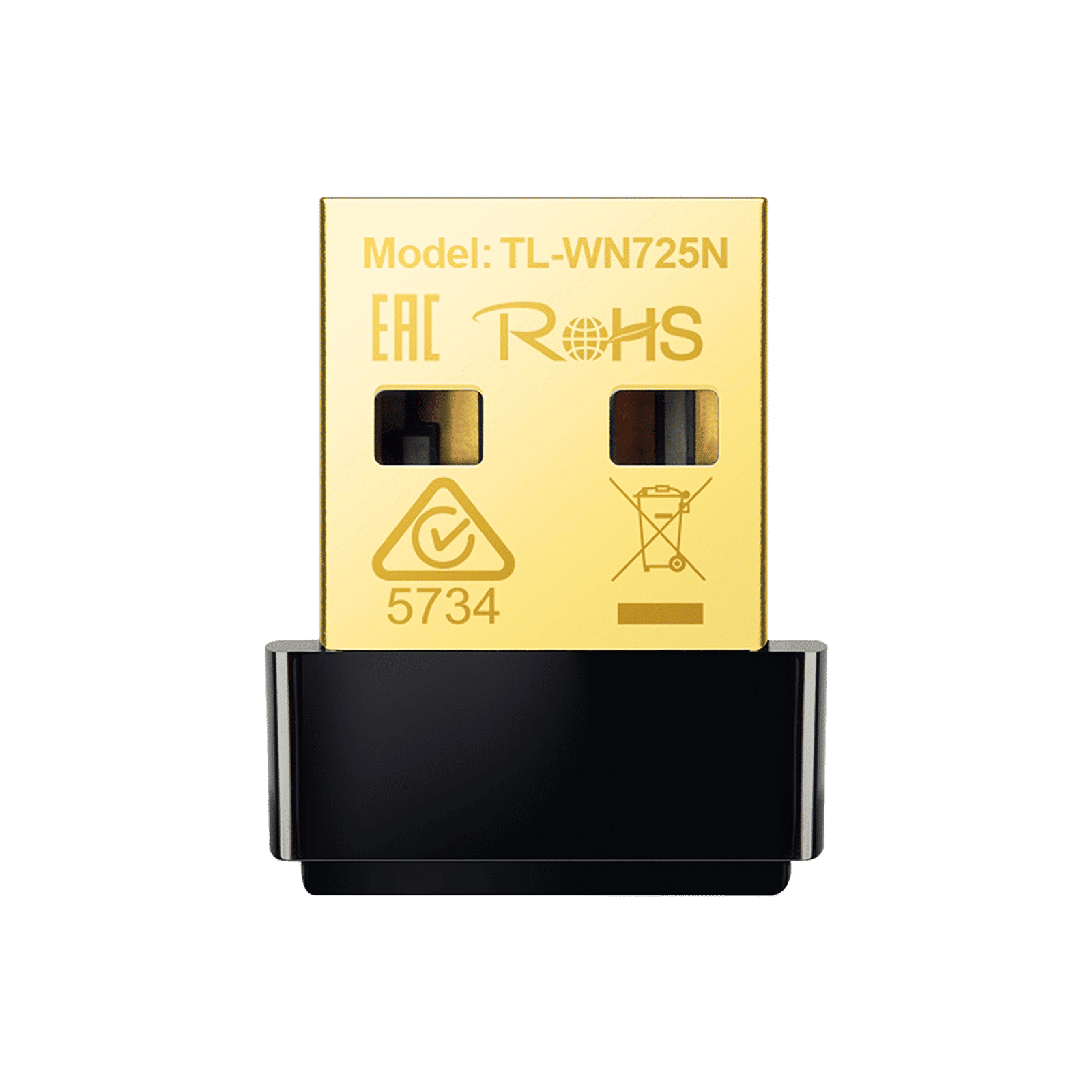 Tp-Link TL-WN725N 2.4 GHz Wi-Fi Network Adapter (Advanced Security, 150 Mbps, Black)