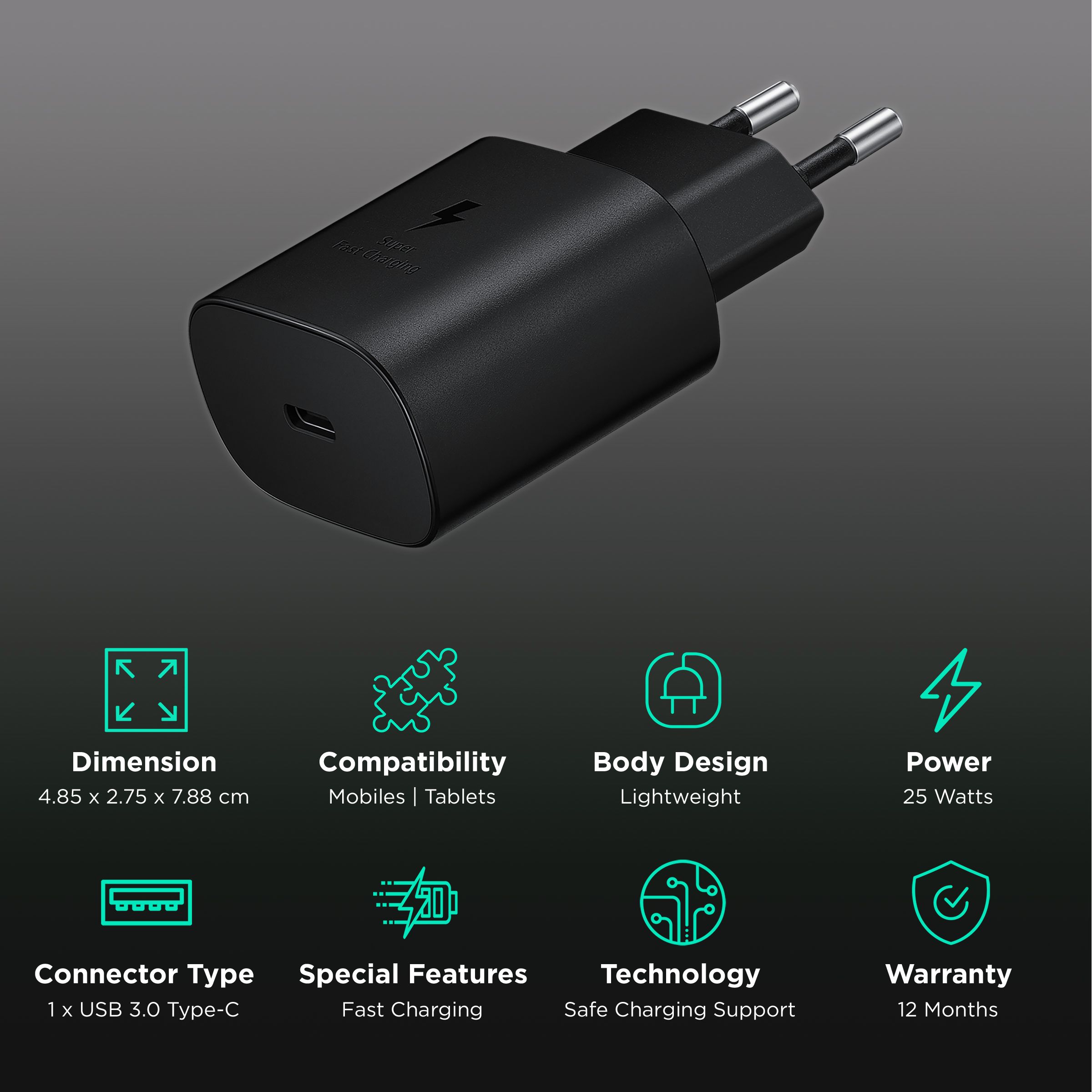 Power Adapter S21 Fast Charging Support Charging Cable S21 Ultra