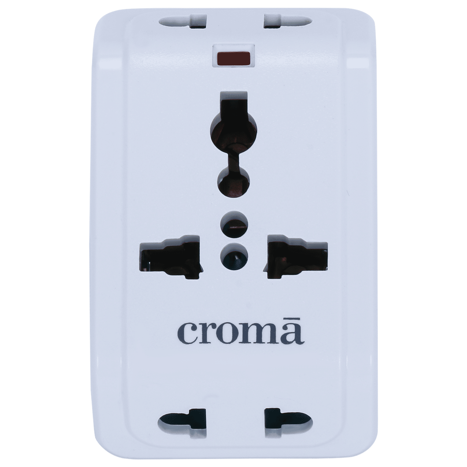 Croma CRSP3SPSPA264301 6 Amps 3 Way Multiplug (Built-in Surge Protection, White)