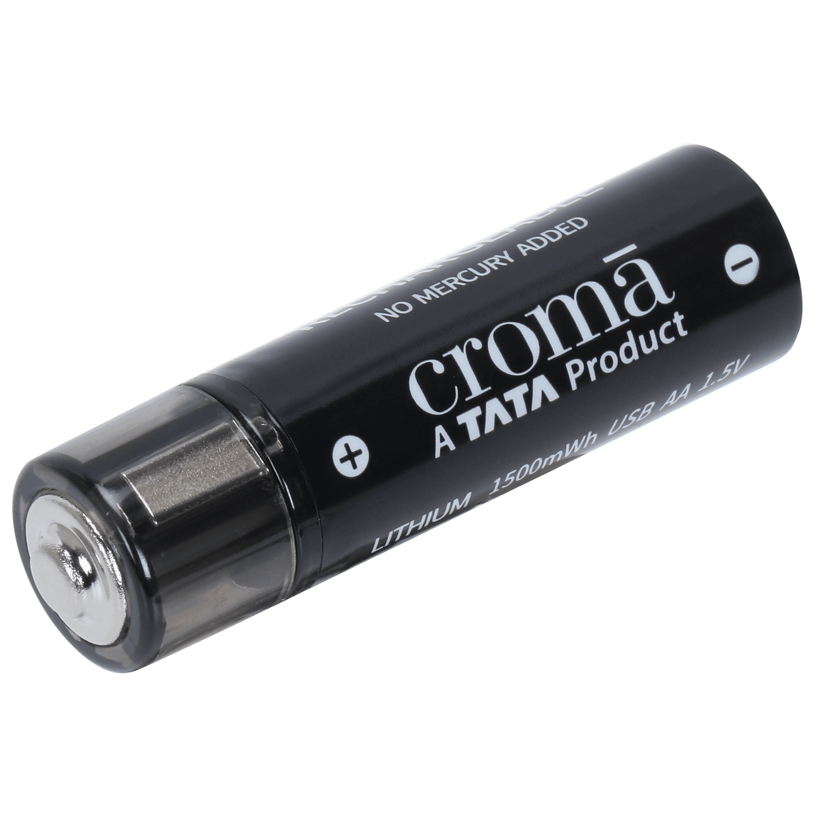 Croma 1500 mAh Alkaline AA Rechargeable Battery (Pack of 2)