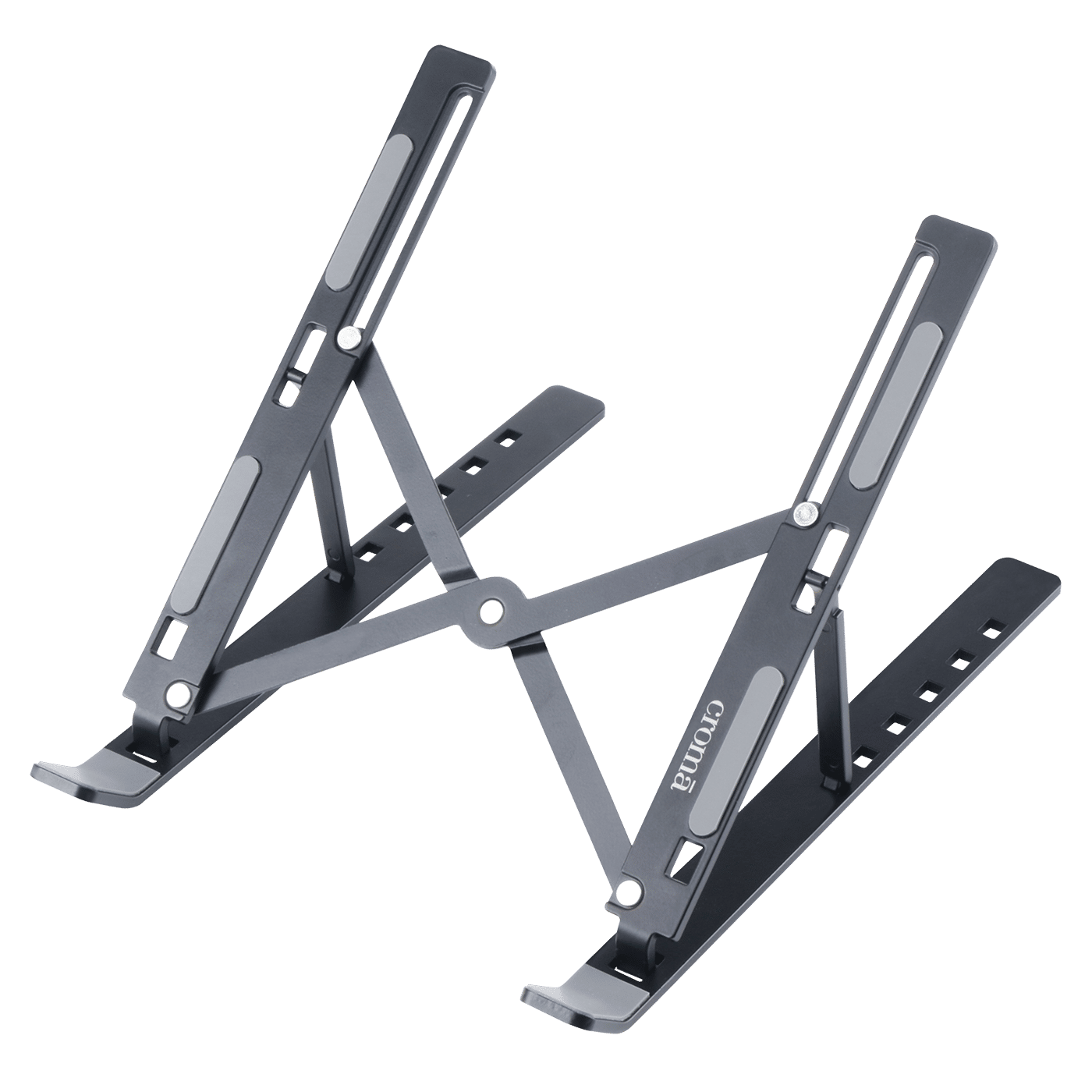 Croma Stand For Laptops Upto 15 Inch (Foldable Design, CRSP015AOC016515, Black)