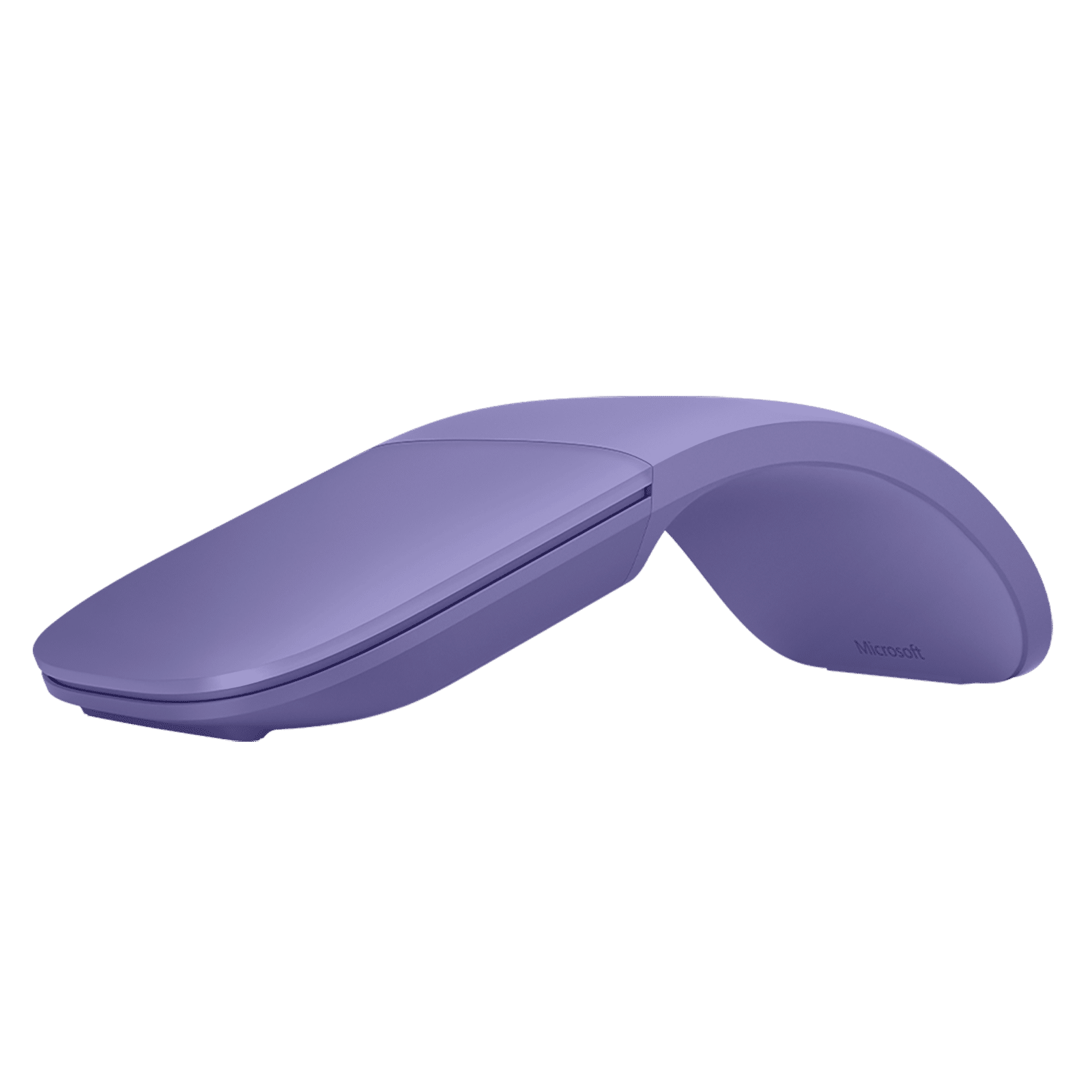 Microsoft Surface Arc Bluetooth Wireless Laser Mouse with Touch Scroll Plane (Vertically & Horizontally Scrolling, Violet)