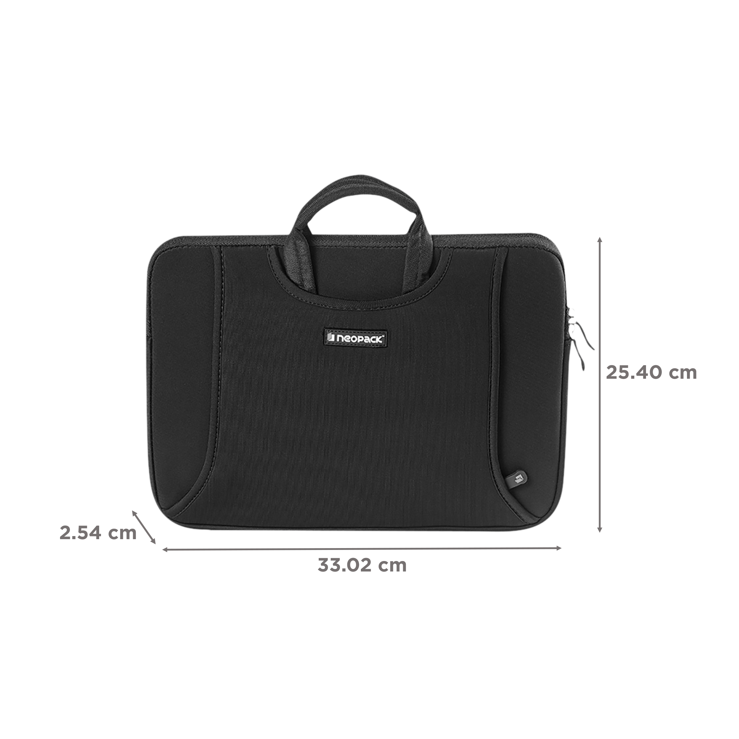 neopack Lycra Fabric, Neoprene Laptop Sleeve for Inch Laptop  (Water Resistant, Black)