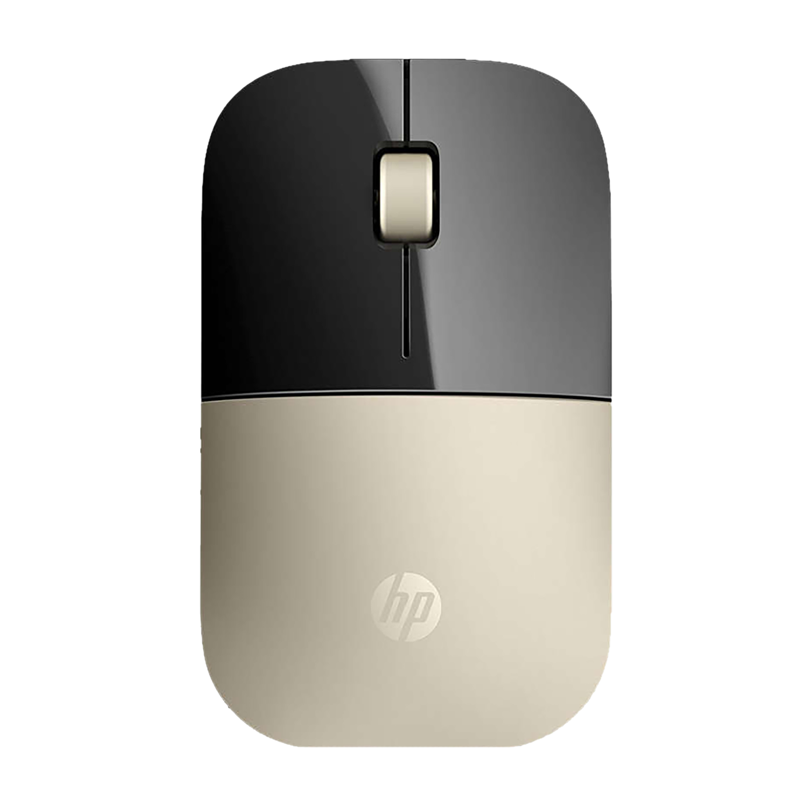 HP Z3700 Bluetooth & 2.4GHz Wireless Optical Mouse (1200 DPI, Sleek Design, Gold & Black)