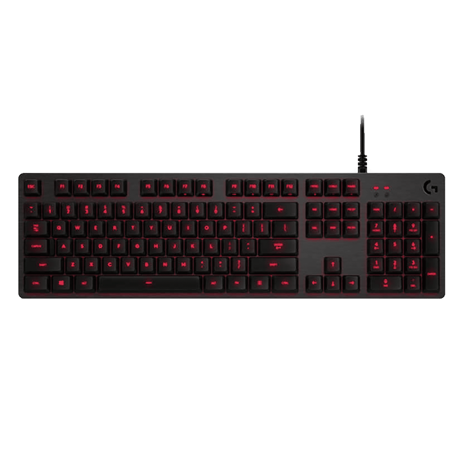 logitech G413 Carbon Wired Gaming Keyboard with Backlit Keys (Romer-G Tactile Mechanical Switches, Black)