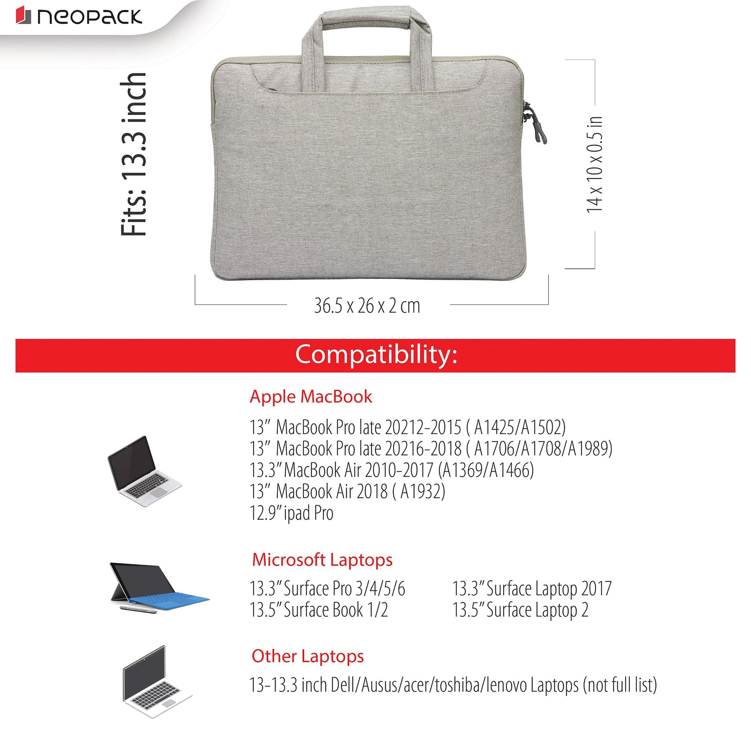 neopack Svelte Nylon Laptop Sling Bag for Inch Laptop  (Lightweight, Stone Grey)