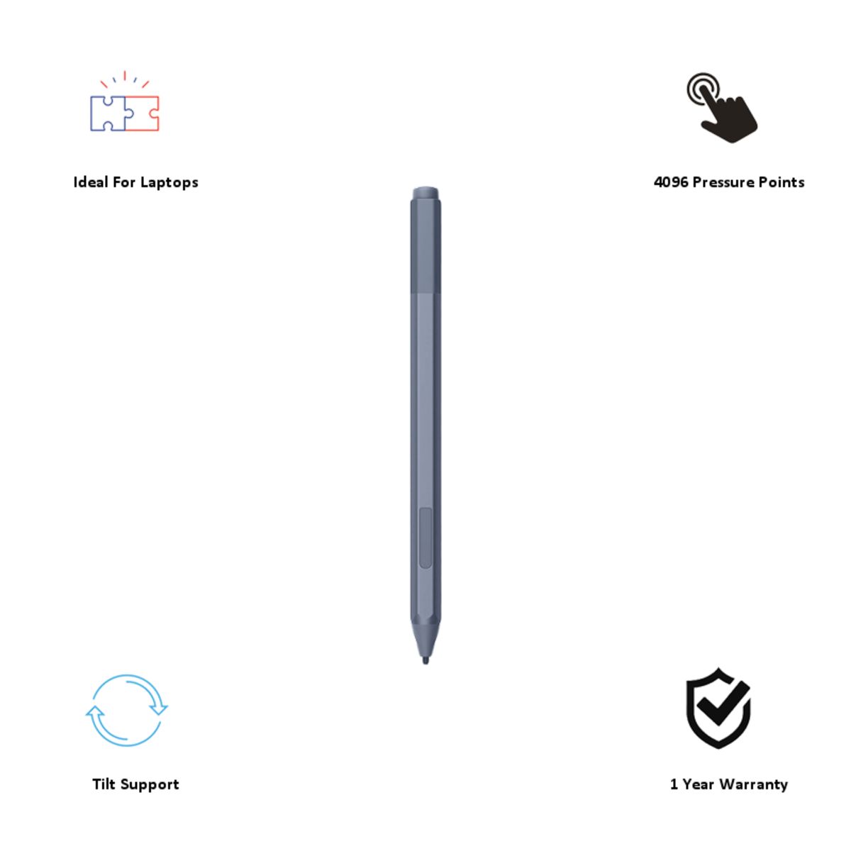 Buy Microsoft Surface Pen For Laptop (Tilt Support, EYU-00053, Ice