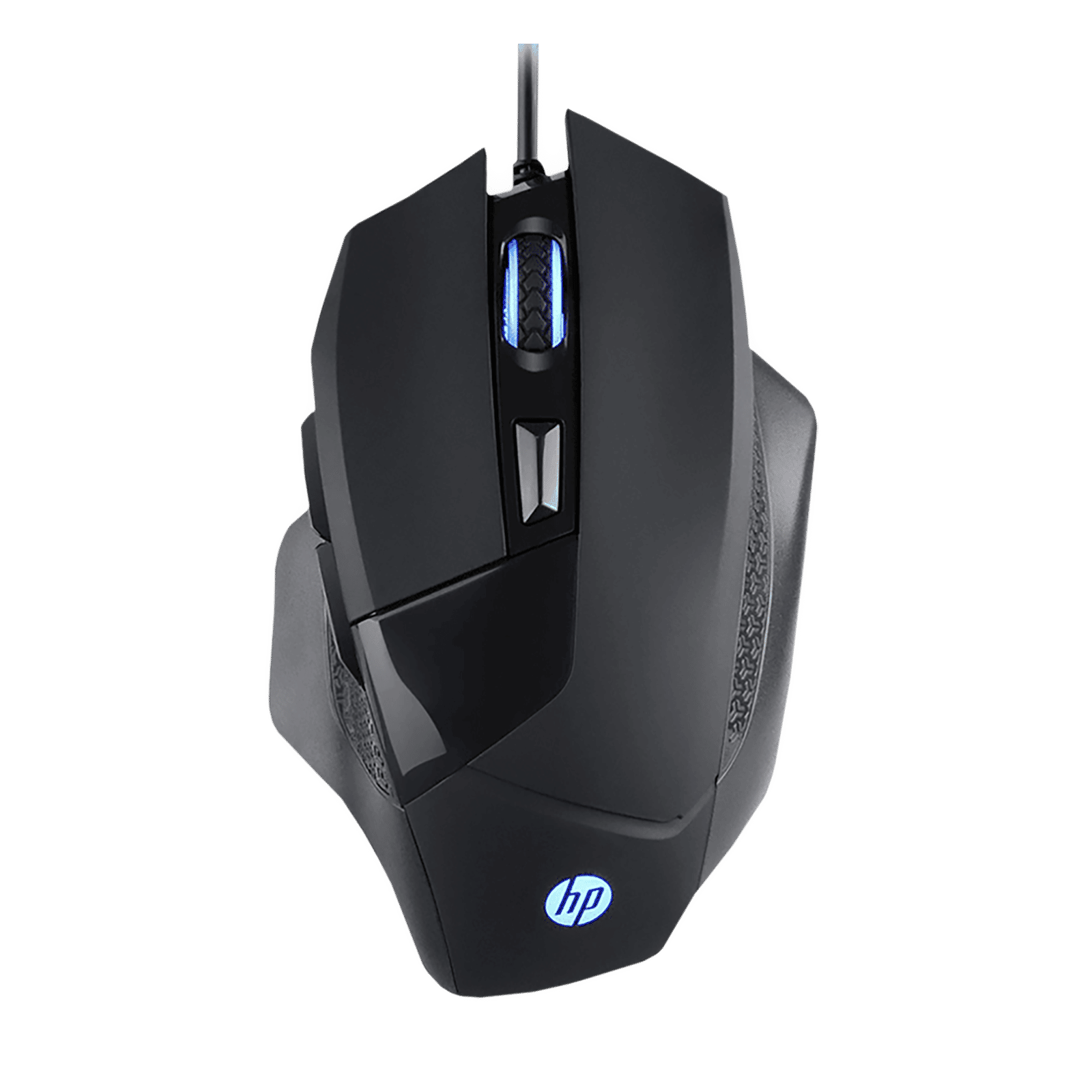 HP G200 Wired Optical Gaming Mouse with Customizable Buttons (4000 DPI, Ergonomic Design, Black)
