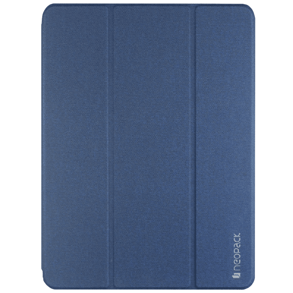 Neopack Delta Polyurethane Flip Cover for Apple iPad Pro (4th Gen) (Magnetic Closing Flap, Midnight Blue)