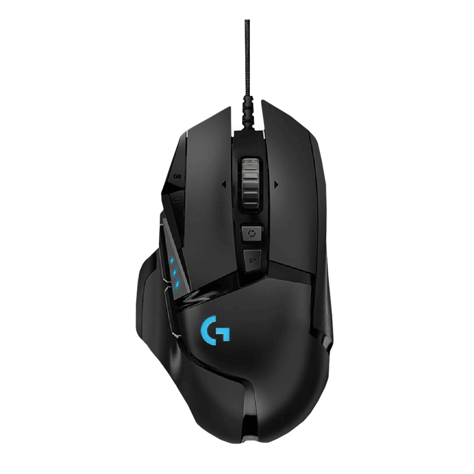logitech G502 Hero Wired Optical Gaming Mouse (25600 DPI Adjustable, Lightsync RGB, Black)
