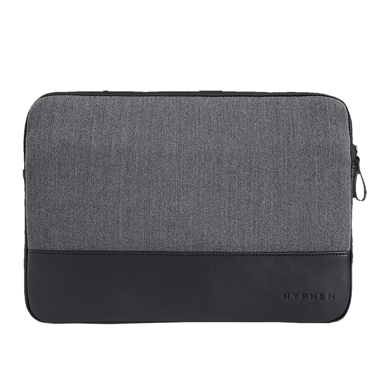 HYPHEN ESSE 301 Fabric, Polyester Laptop Sleeve for 13.3 Inch Laptop (Stylish Design with Carry Strap, Black)