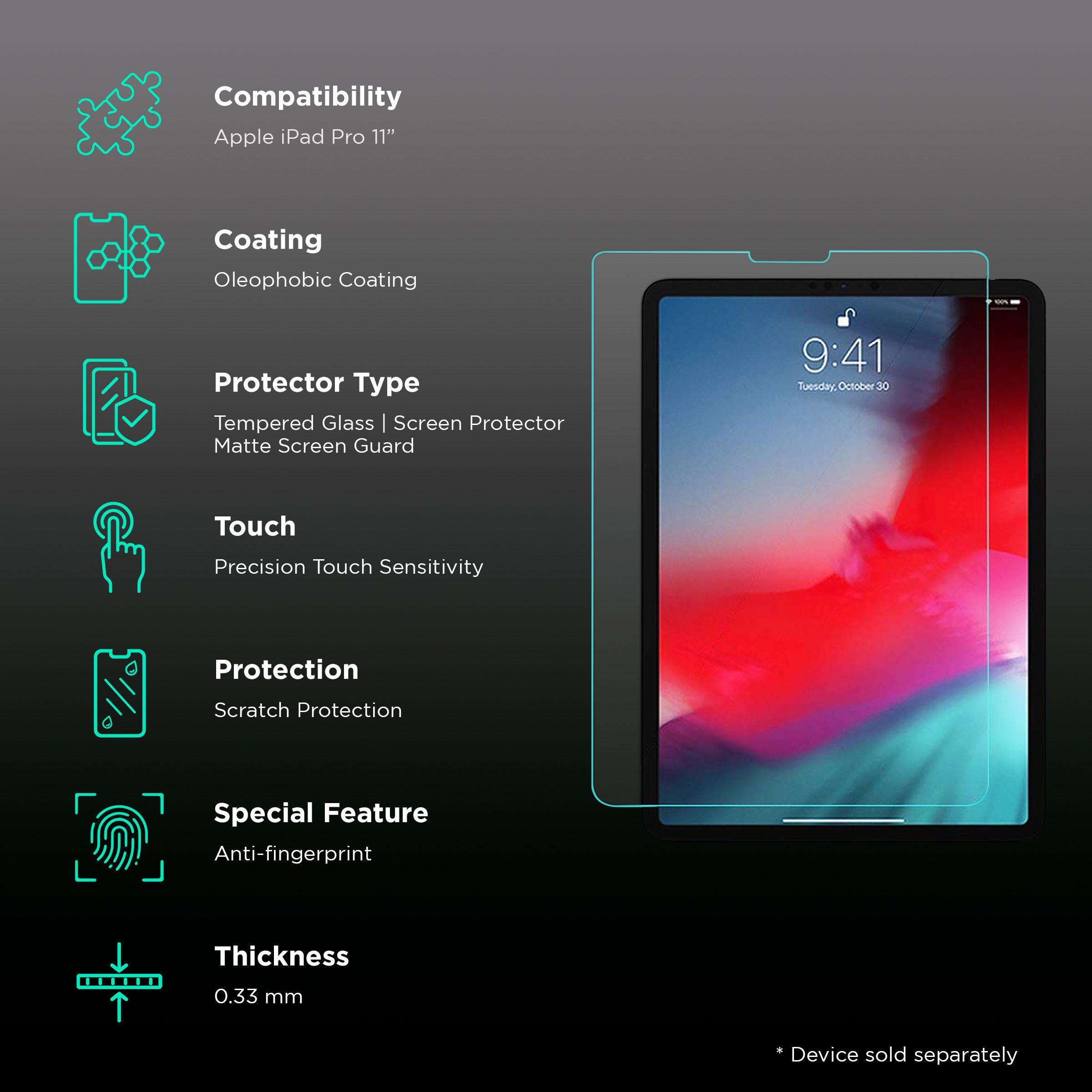 Apple Ipad Pro 11 Mat Screen Protector Ipad Matte Screen Ipad Pro