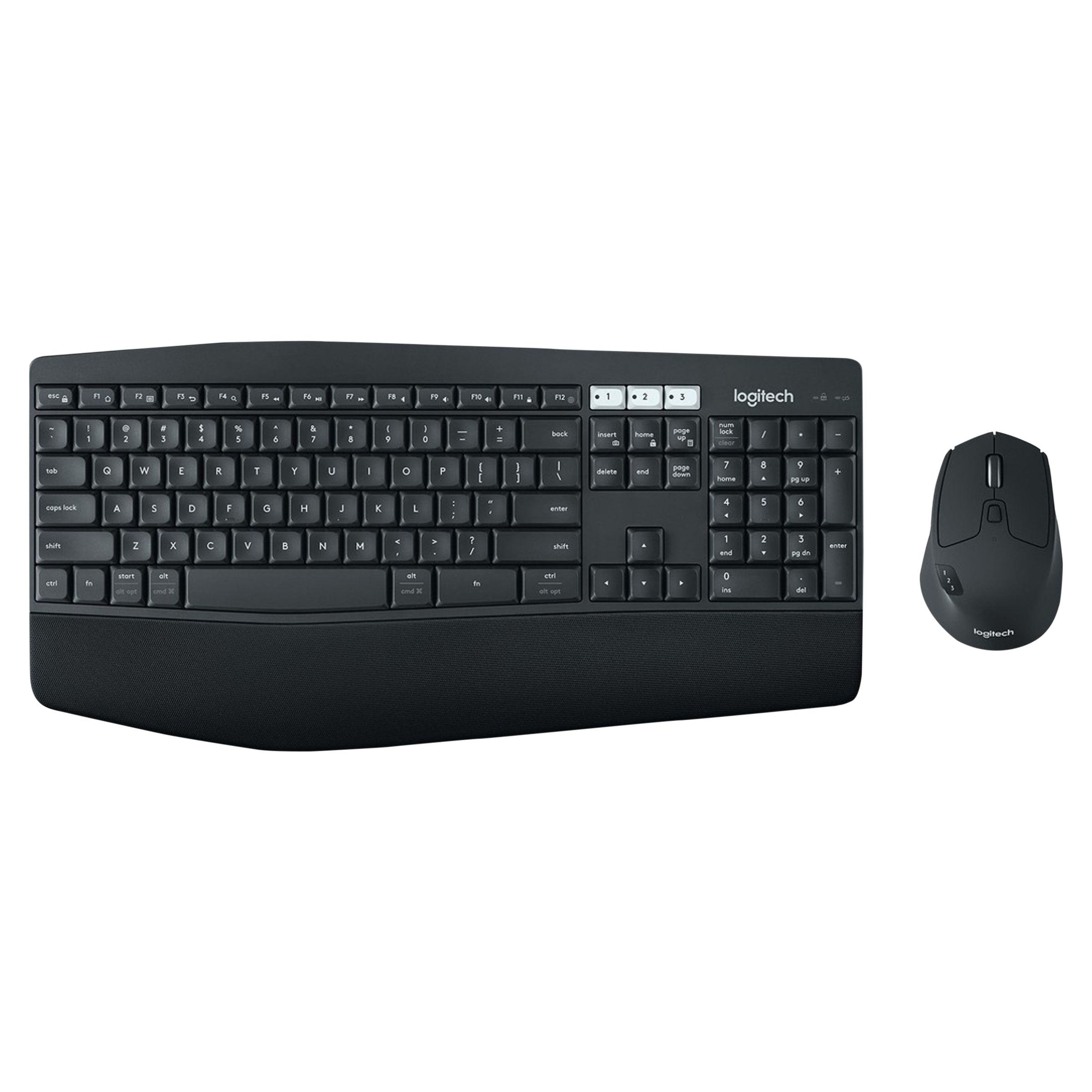 logitech MK850 Wireless Keyboard & Mouse Combo (1000 DPI, Advanced Optical Tracking, Black)