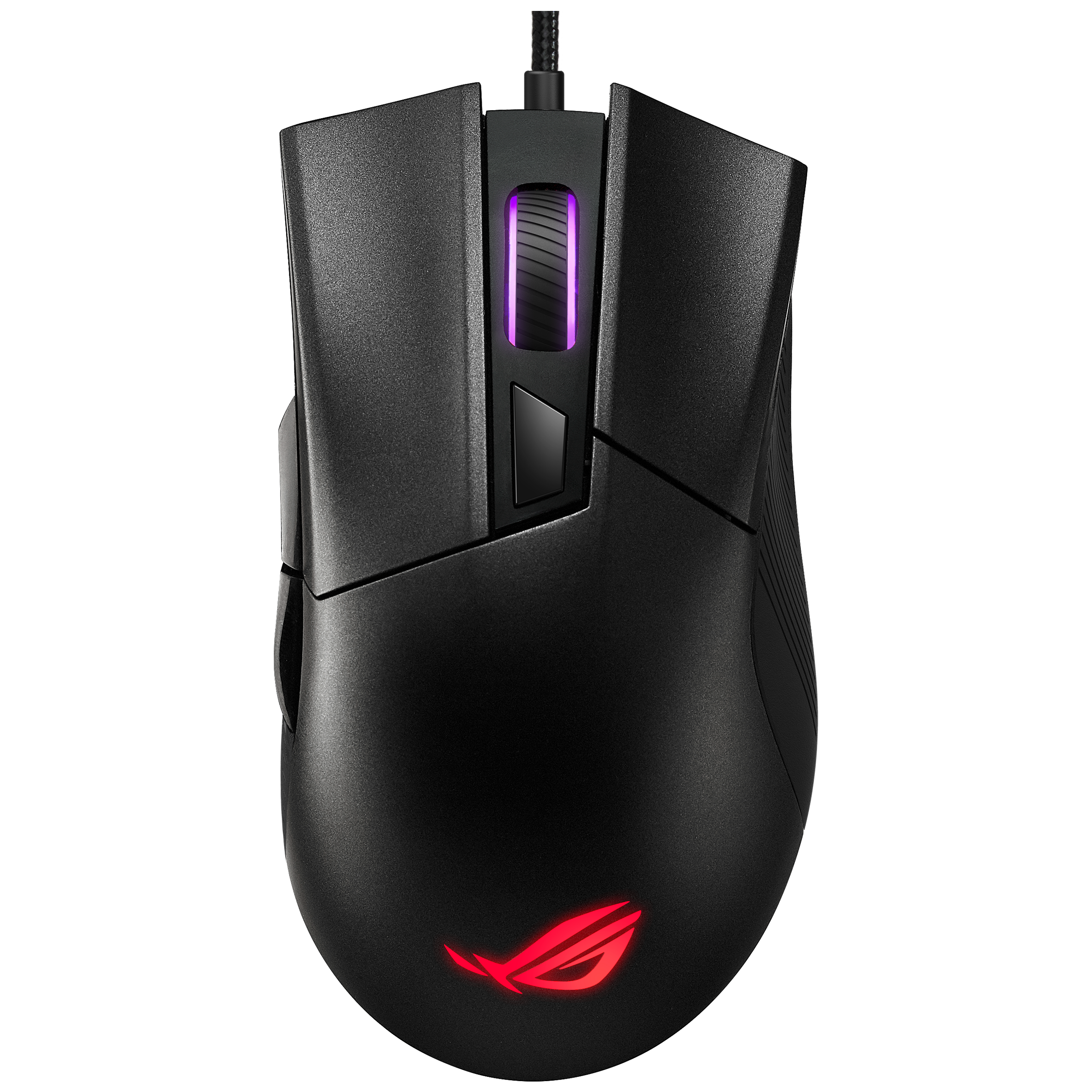 ASUS ROG Gladius II Core Wired Optical Gaming Mouse with Customizable Buttons (6200 DPI, Ergonomic Design, Black)