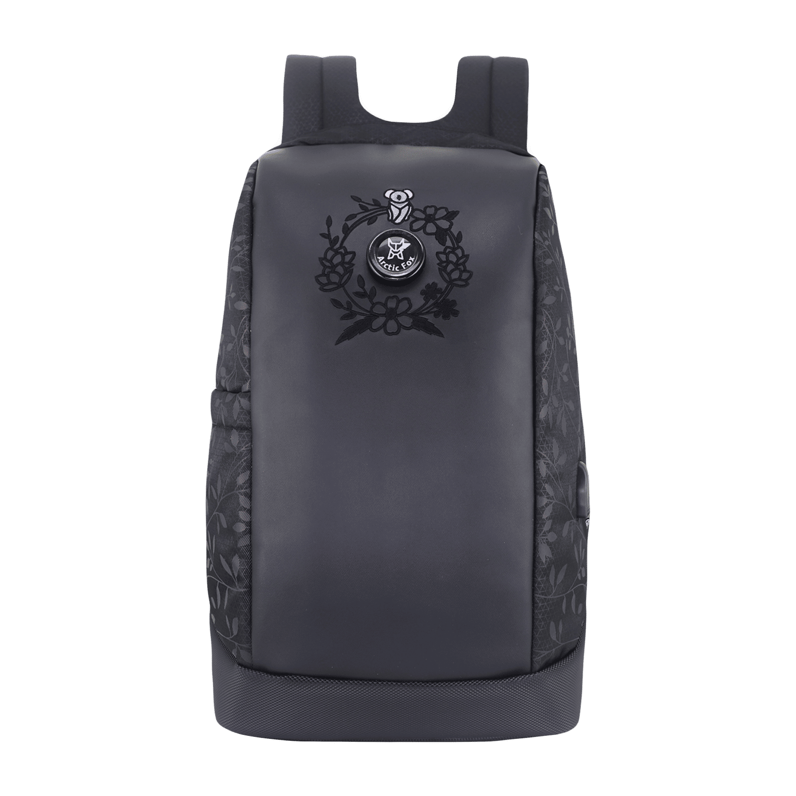 Arctic Fox Koala Polyester Laptop Backpack for 15.5 Inch Laptop (23 L, Anti-Theft, Black)