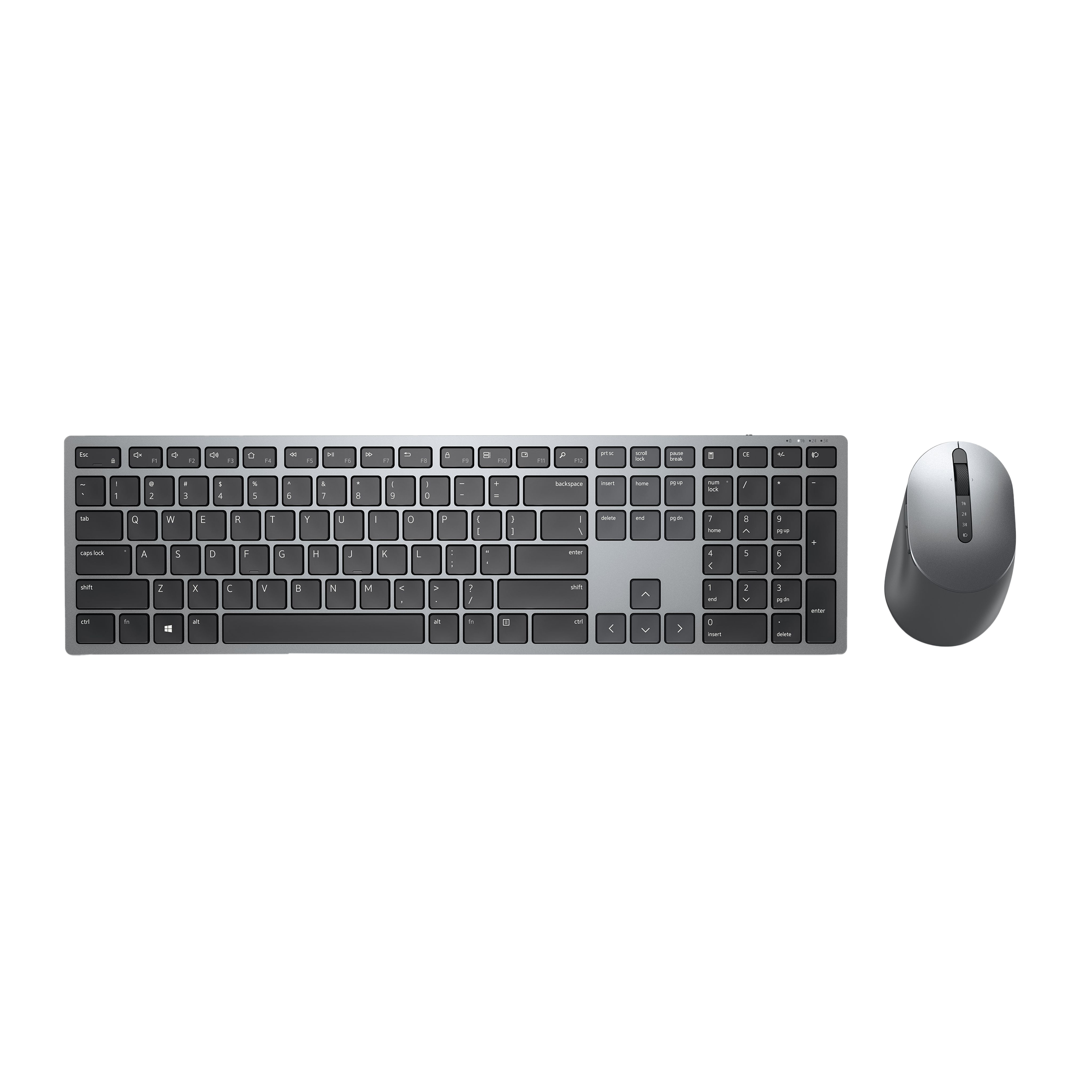 DELL KM7321W Wireless Keyboard & Mouse Combo (4000 DPI Adjustable, Flexible Multi-Tasking, Titan grey)
