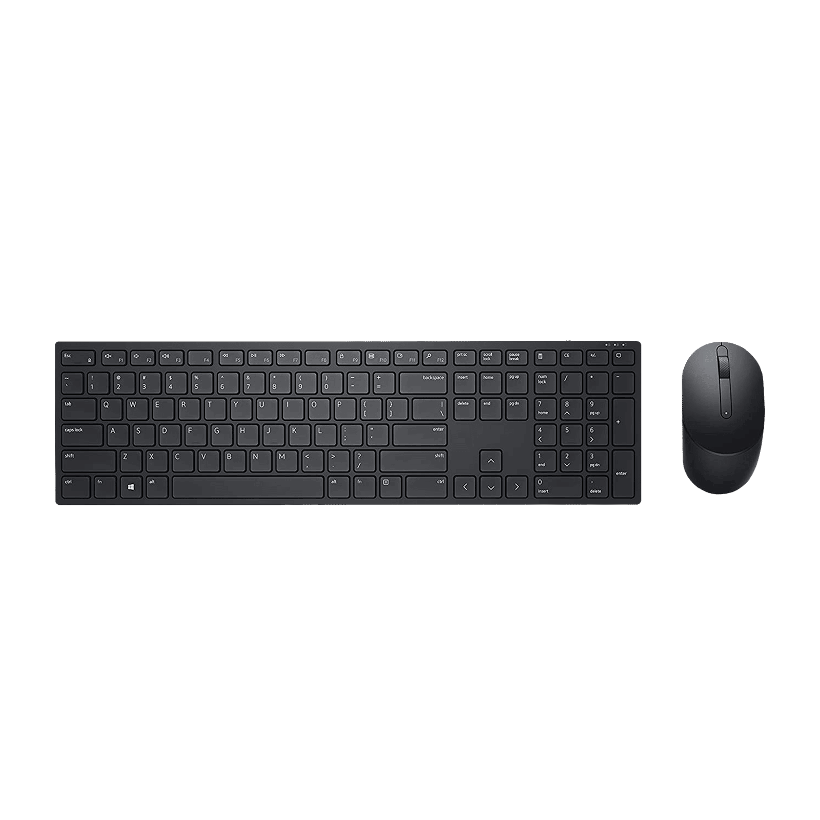 DELL KM5221W Pro Wireless Keyboard & Mouse Combo (4000 DPI Adjustable, 12 Programmable Keys, Black)