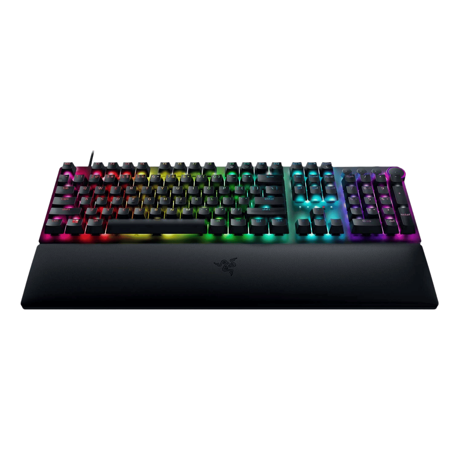 RAZER Huntsman V2 Analog Wired Gaming Keyboard with Backlit Keys (Analog Optical Switch, Black)