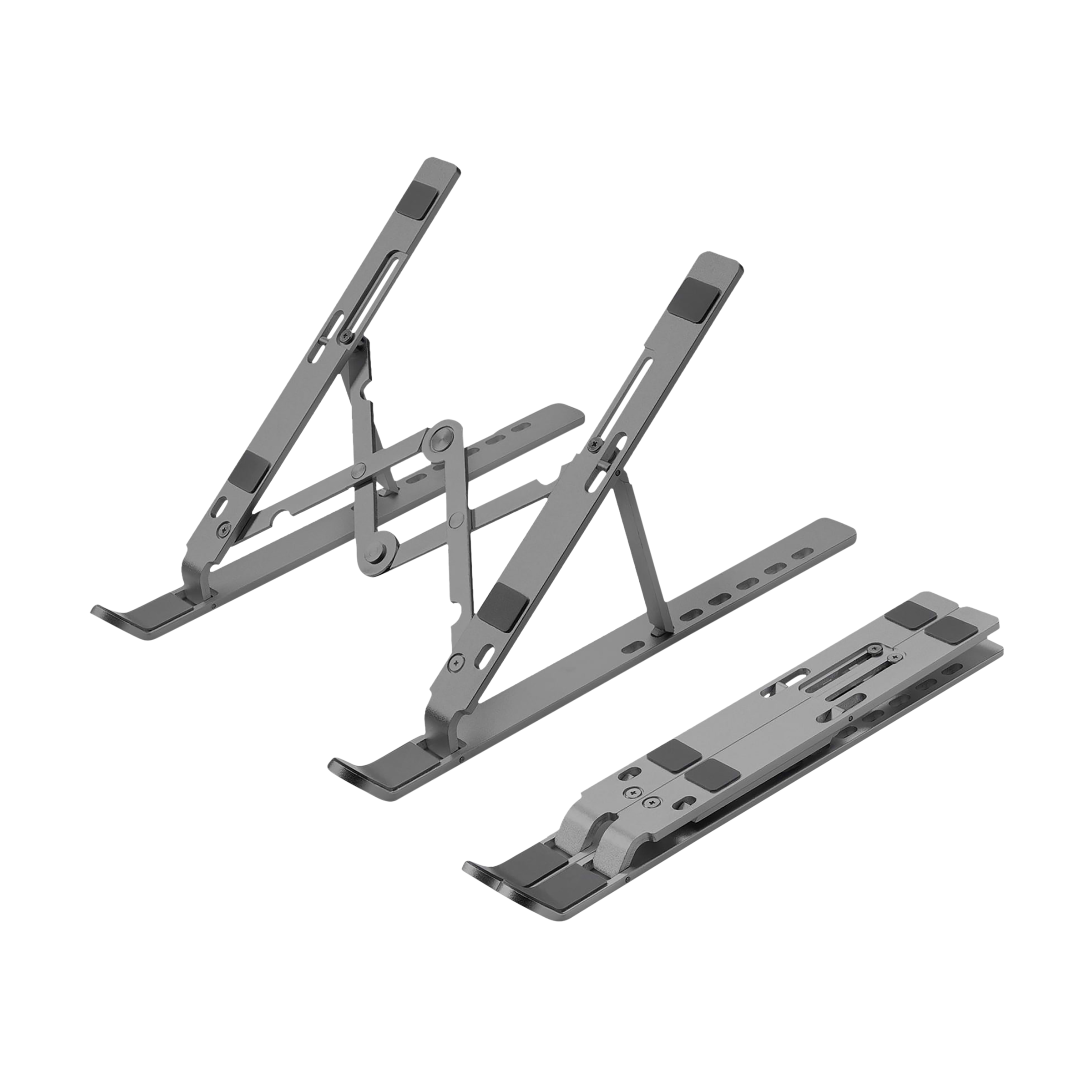 ZEBRONICS ZEB-NS2000 Laptop Stand (7 Adjustable Levels, A31-NS2000, Dark Grey)