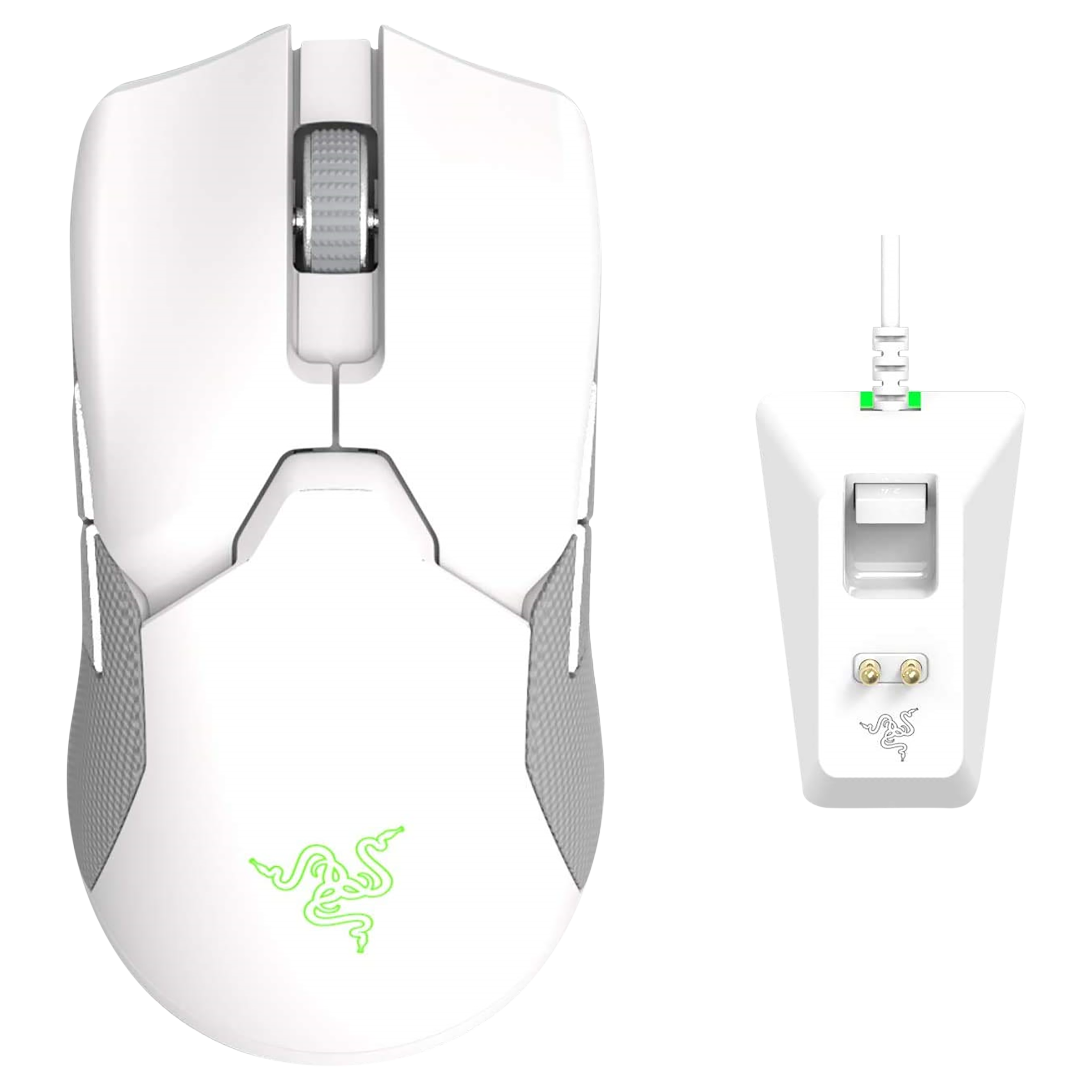 RAZER Viper Ultimate Rechargeable Wireless Optical Gaming Mouse (20000 DPI,  Lightsync RGB, Mercury)
