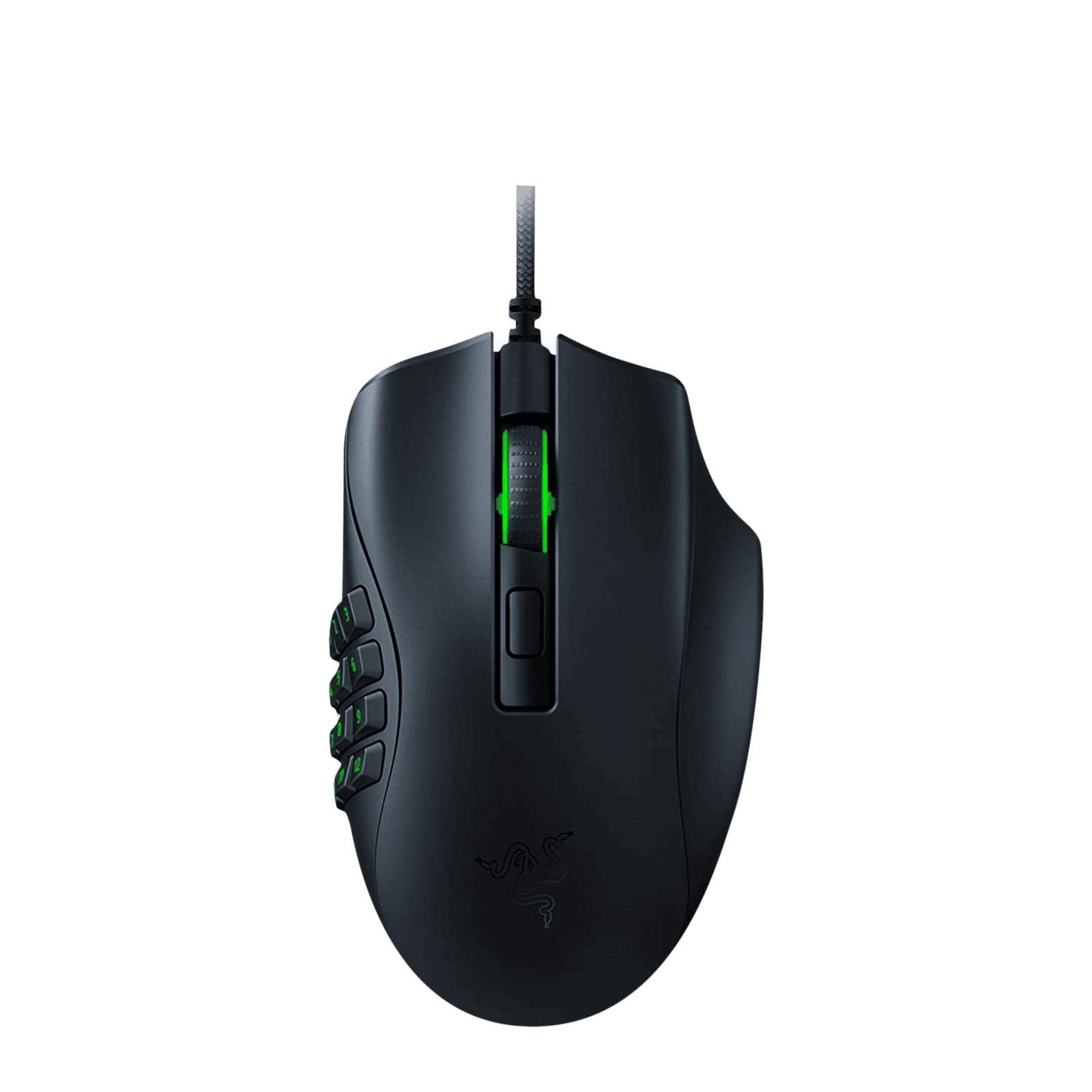 RAZER Naga X Wired Optical Gaming Mouse (18000 DPI, Lightsync RGB, Black)