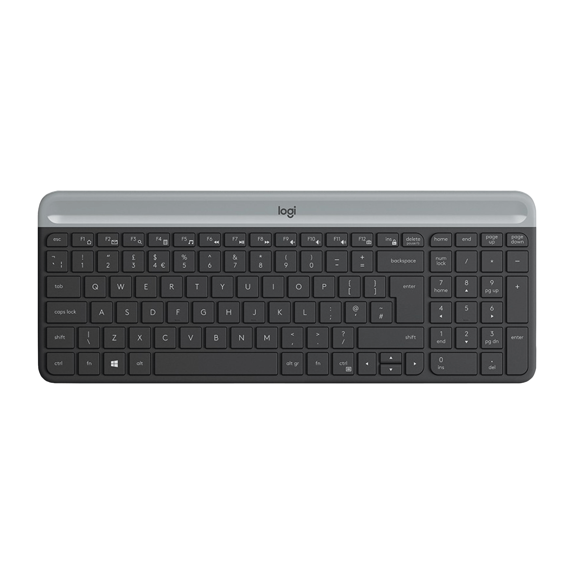 logitech K580 Bluetooth & 2.4GHz Wireless Keyboard with Multi Device Connectivity (Ultra-Slim Profile, Black)