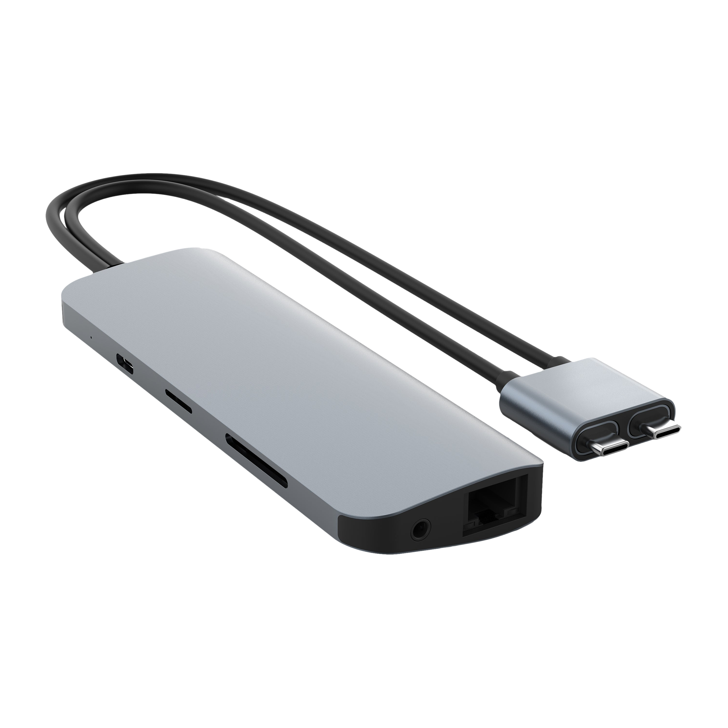 HyperDrive 10-in-2 Dock USB-C – Doppio HDMI 4K@60Hz, 60W PD, Aperto Mai Usato
