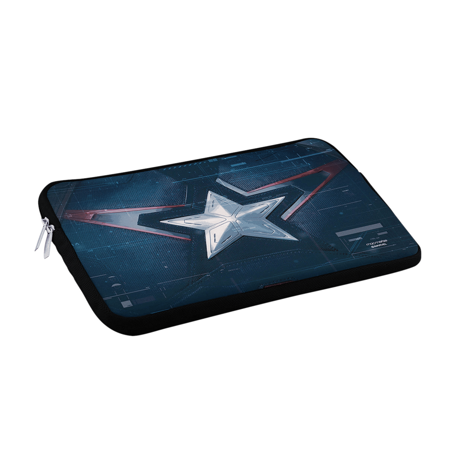 macmerise Suit up Captain Neoprene Laptop Sleeve for 15 Inch Laptop (Water Resistant, Multi Color)