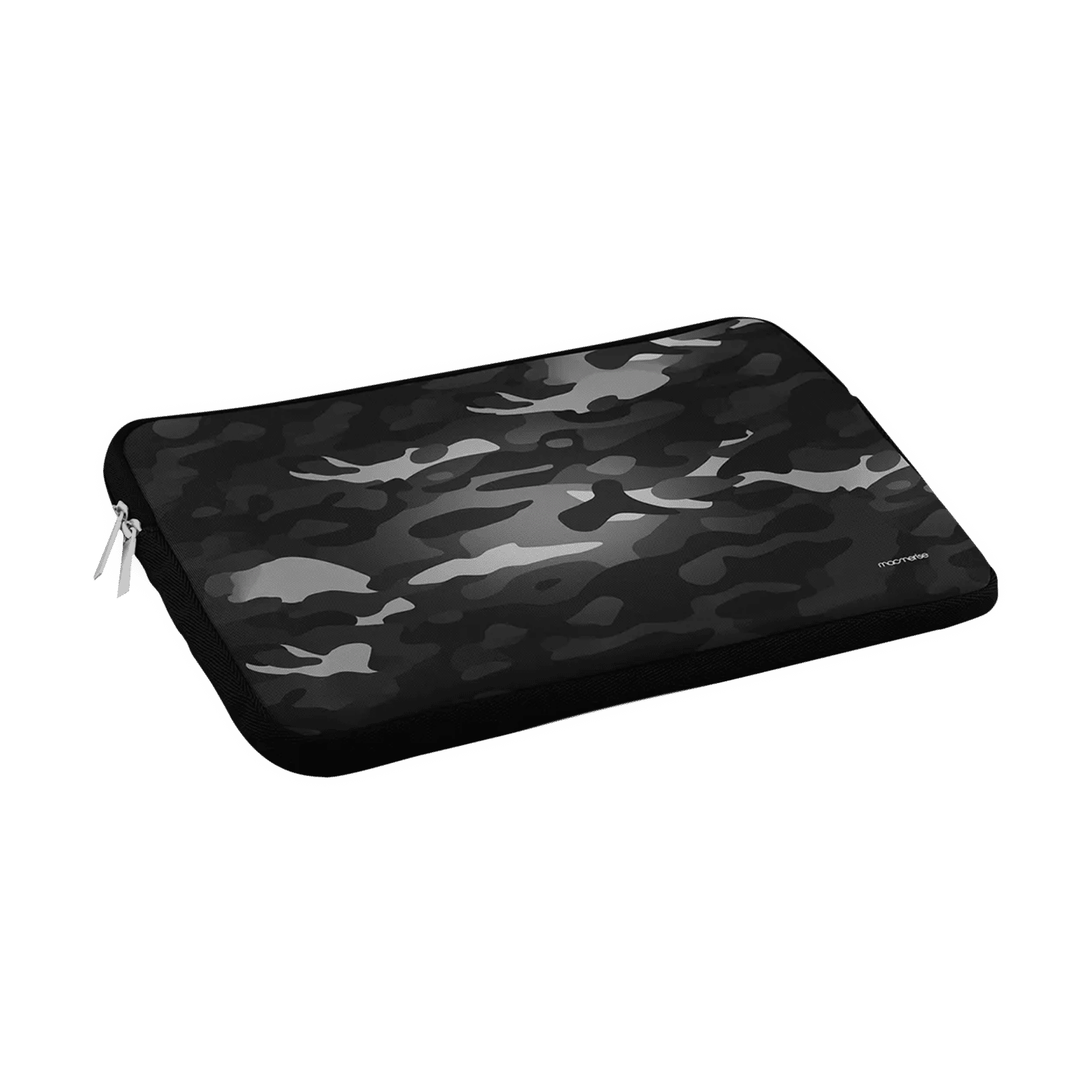 macmerise Camo Gunmetal Neoprene Laptop Sleeve for 15 Inch Laptop (Water Resistant, Grey)