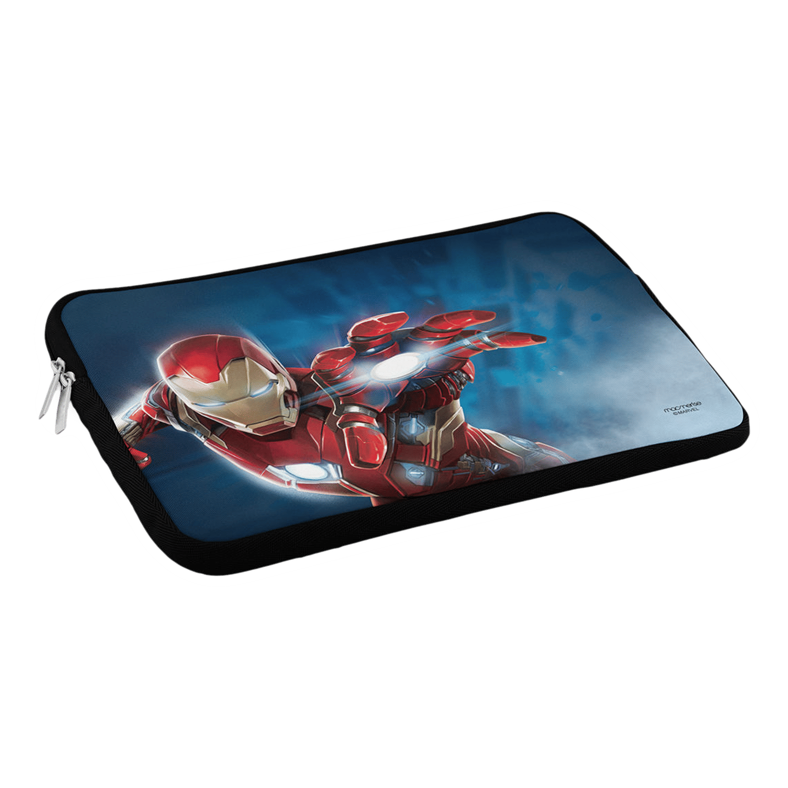 macmerise Mighty Ironman Neoprene Laptop Sleeve for 13 Inch Laptop (Water Resistant, Multi Color)
