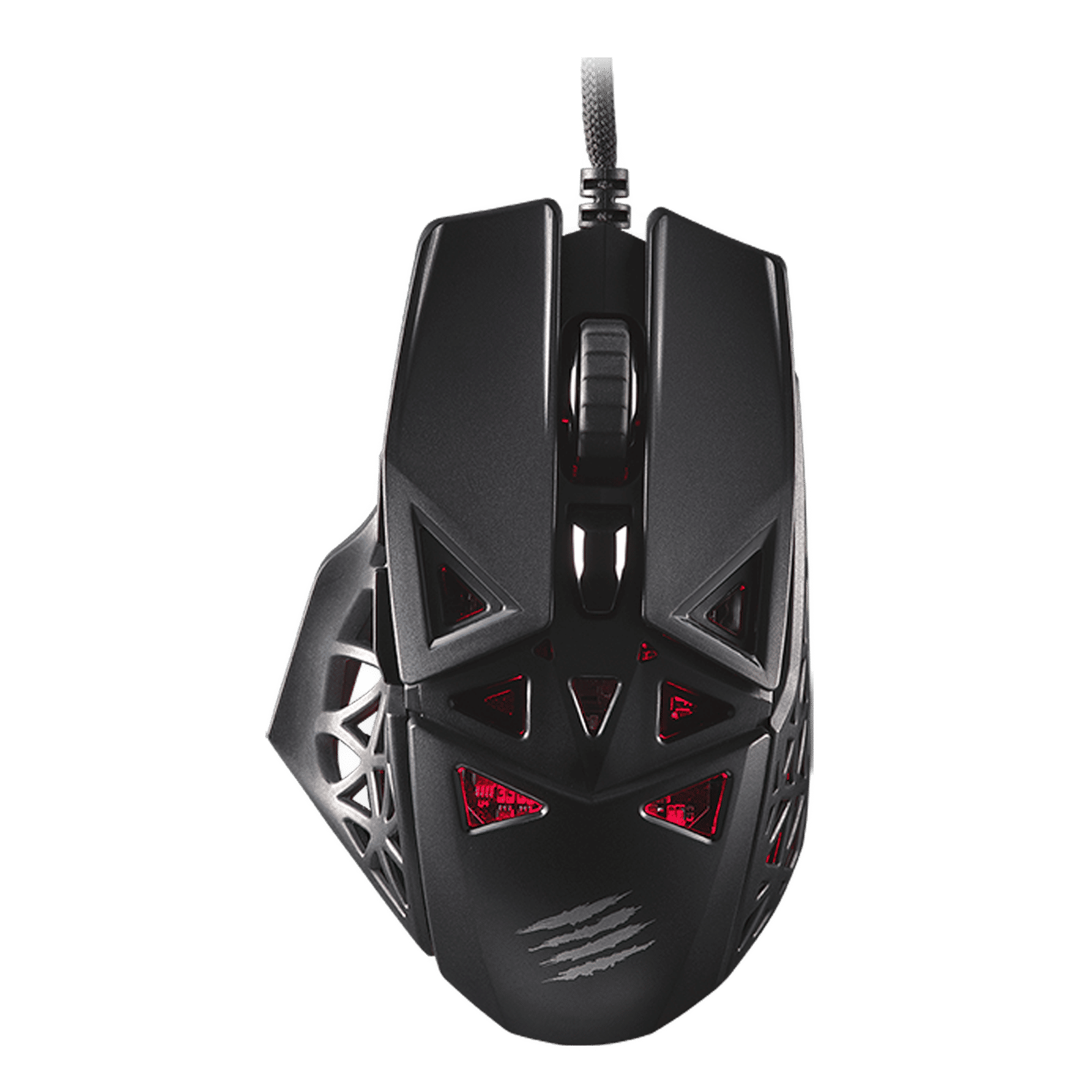 MAD CATZ M.O.J.O. M1 Wired Optical Gaming Mouse with Customizable Buttons (12000 DPI, Dakota Technology, Black)