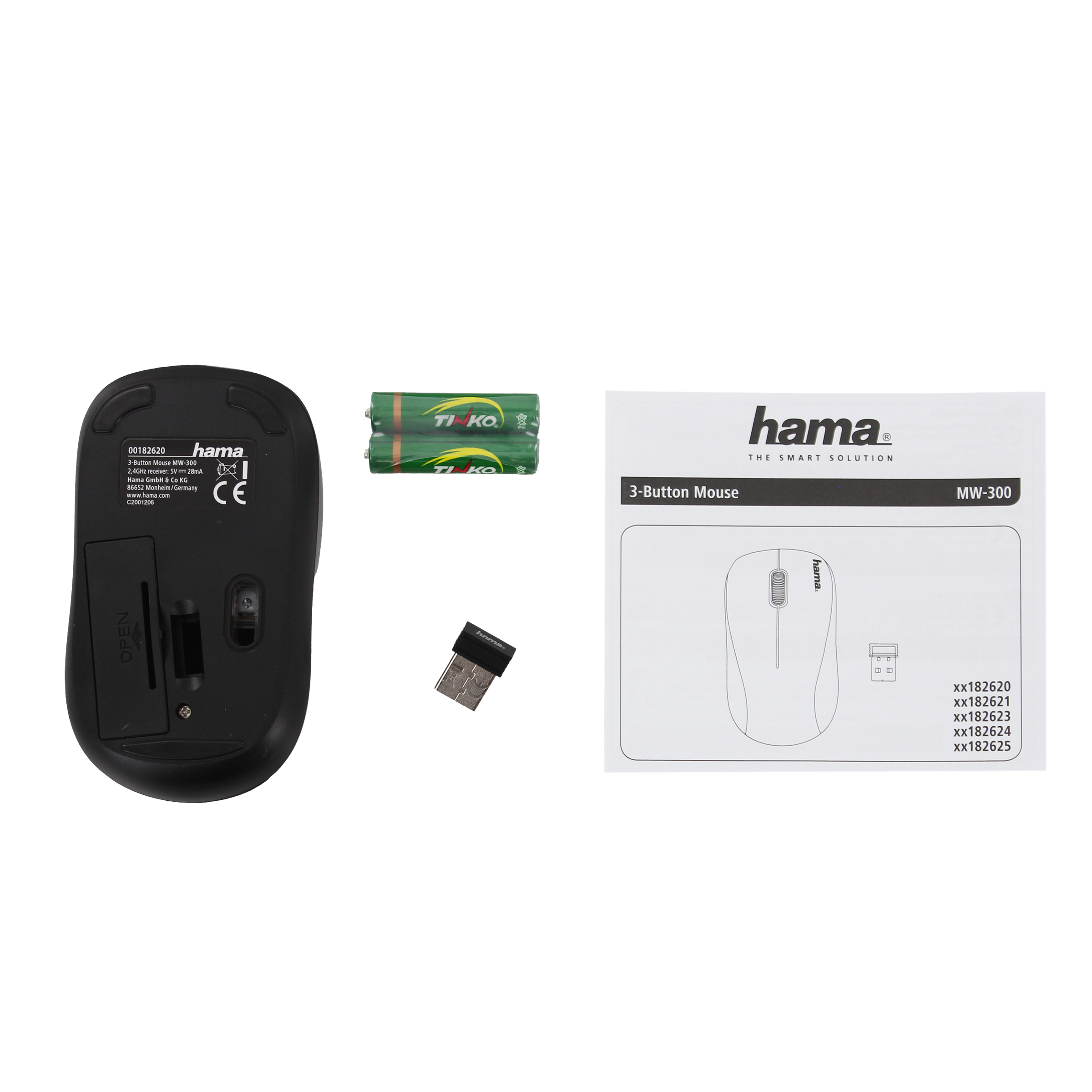 Mouse Wireless Hama Bluetooth - 3 Tasti, Silenzioso, 800/1200/1600 Dpi, Per Computer Portatile E PC, Antracite, Ambidestro - 2