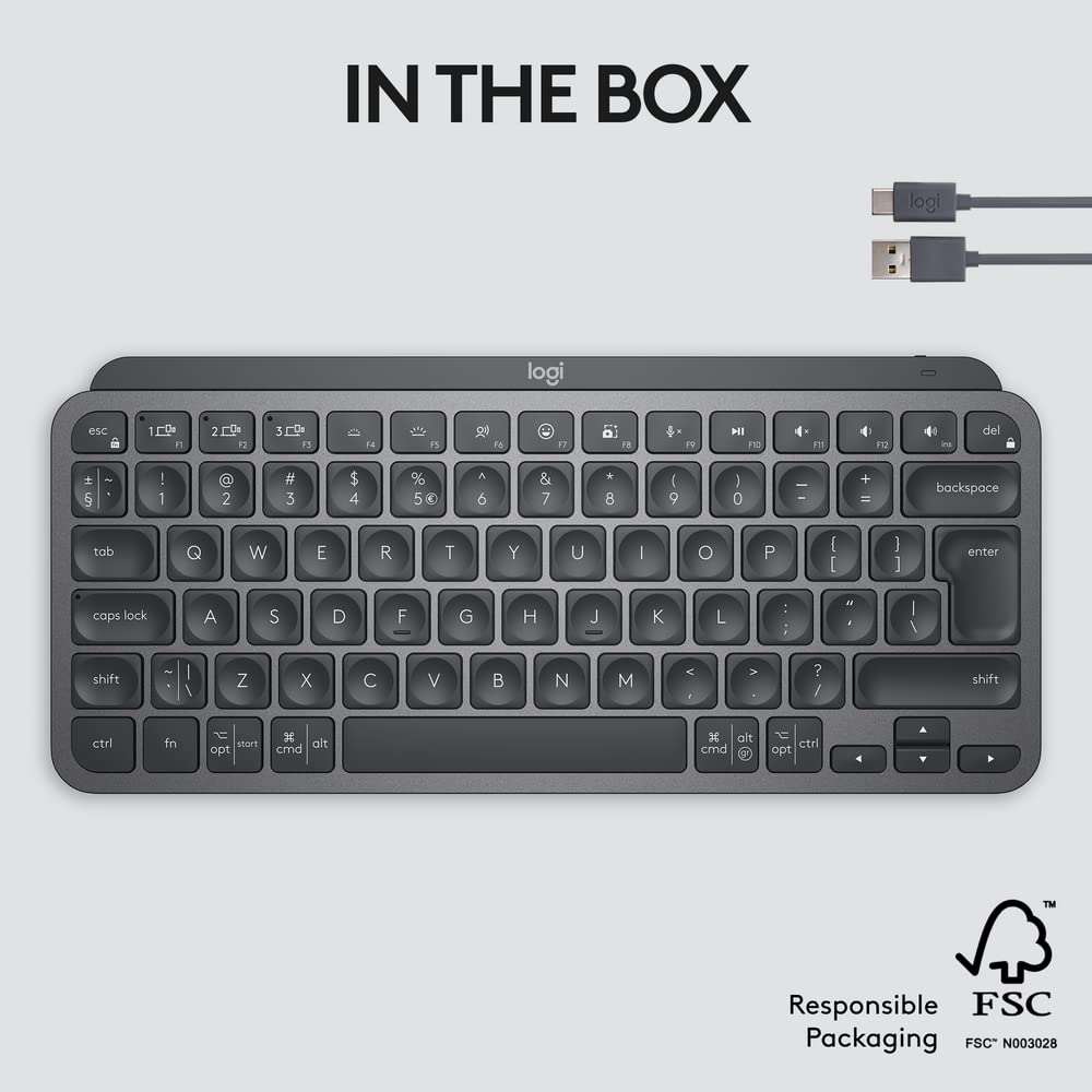 Buy logitech MX Keys Mini Rechargeable Bluetooth Wireless Keyboard