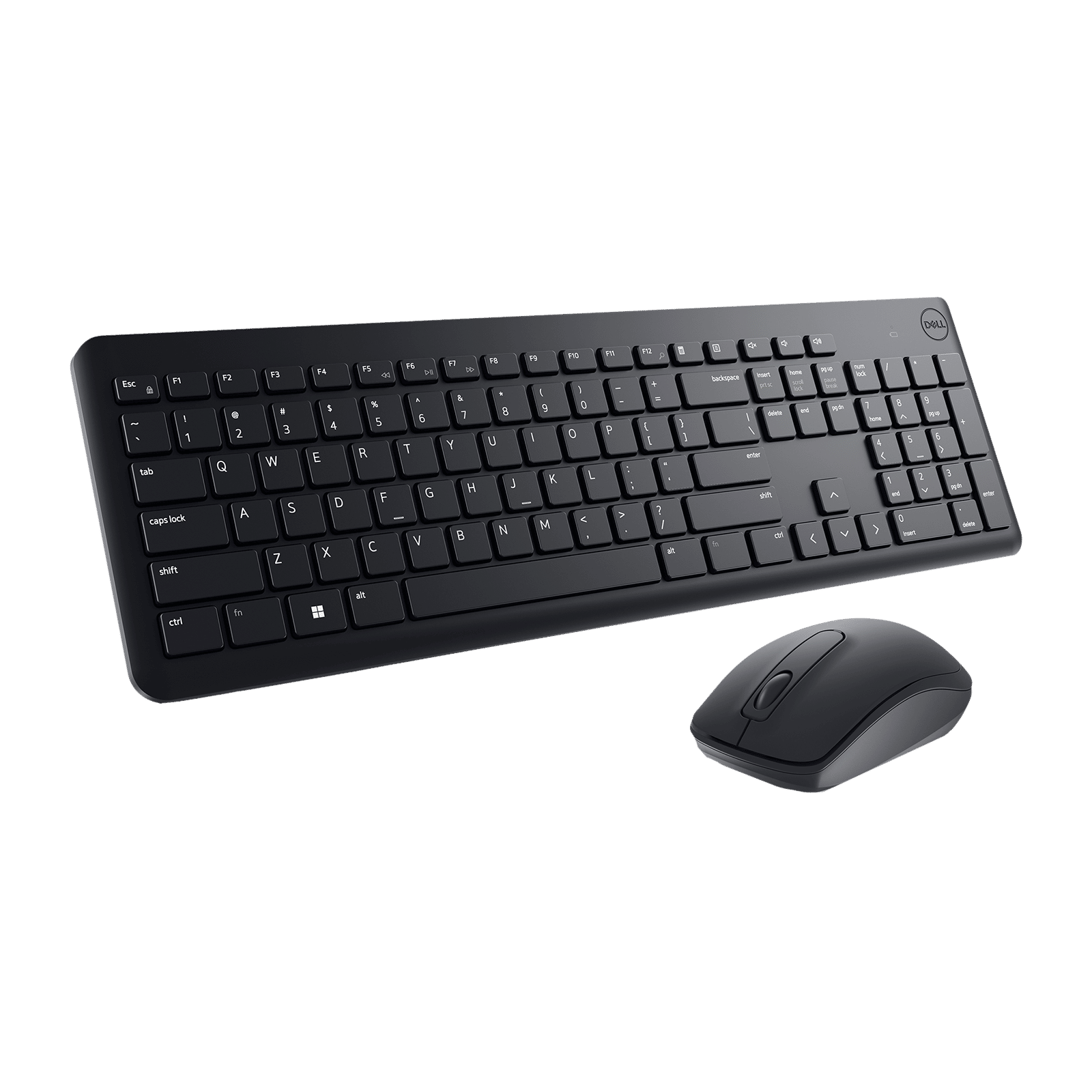 DELL KM3322W Wireless Keyboard & Mouse Combo (1000 DPI, Spill Resistant, Black)