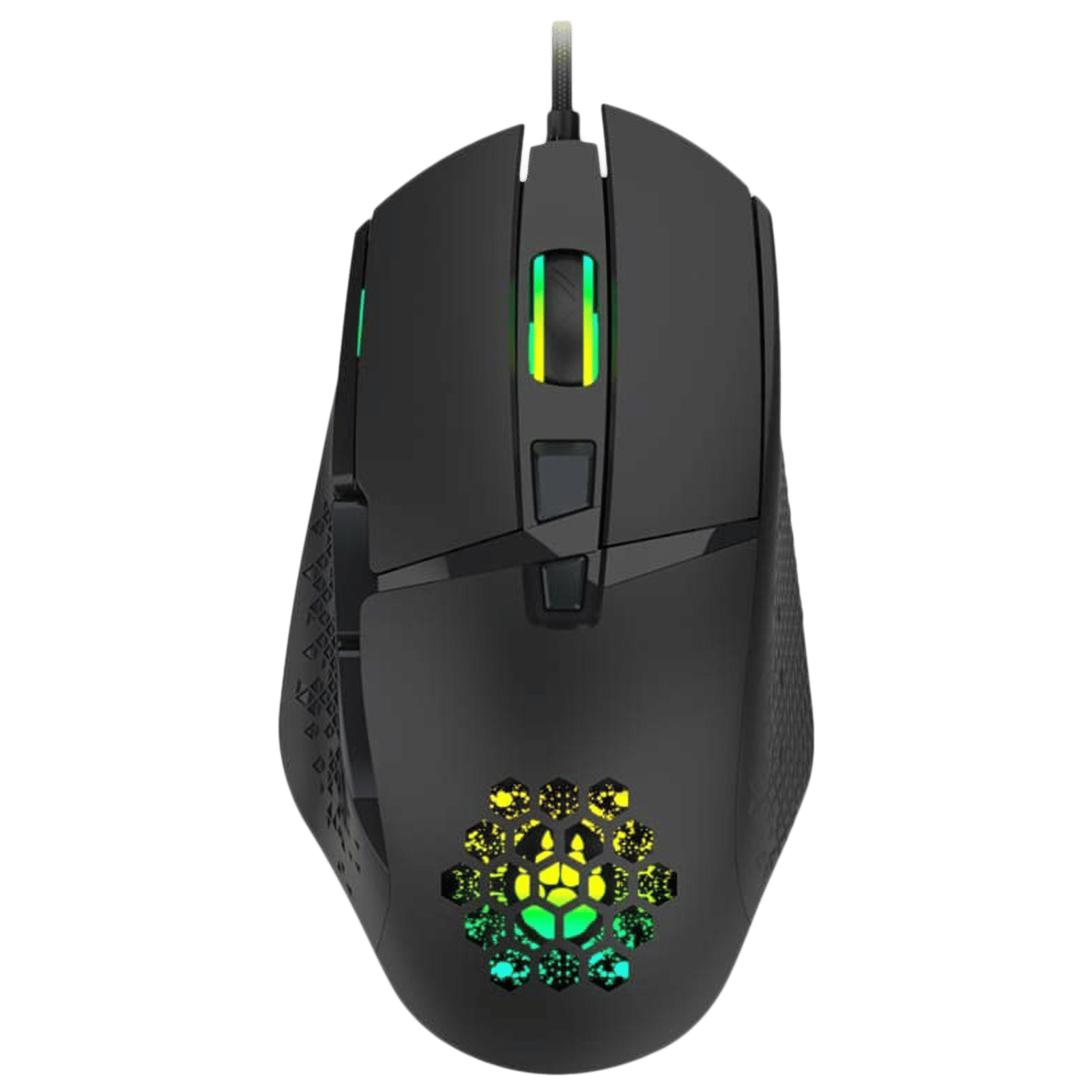 Claw Dawon Wired Optical Gaming Mouse with Customizable Buttons (6400 DPI  Adjustable, Ergonomic Design, Black)
