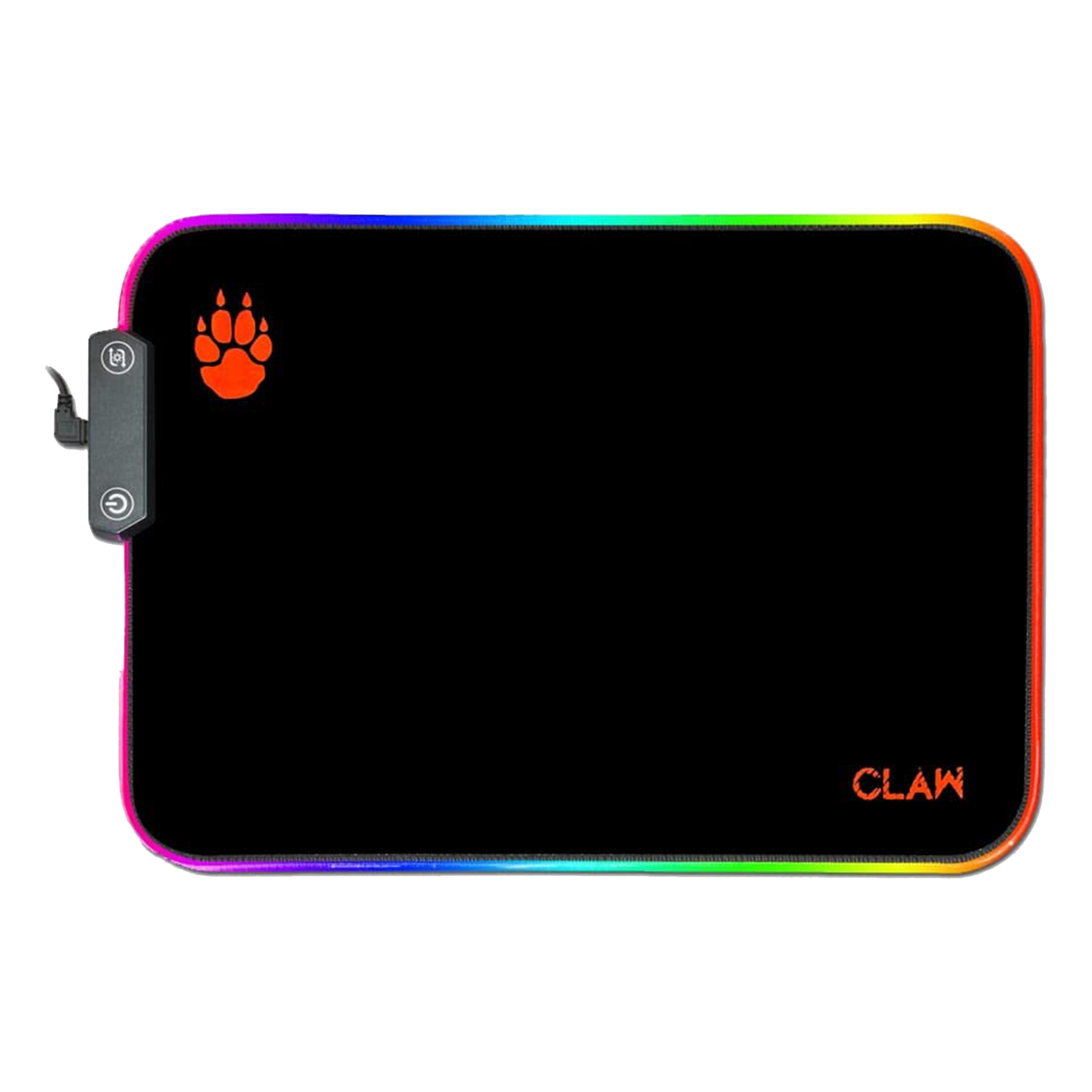 Claw Slide Gaming Mouse Pad (14 Spectrum RGB Backlight Modes, ST-MP25A-S, Black)