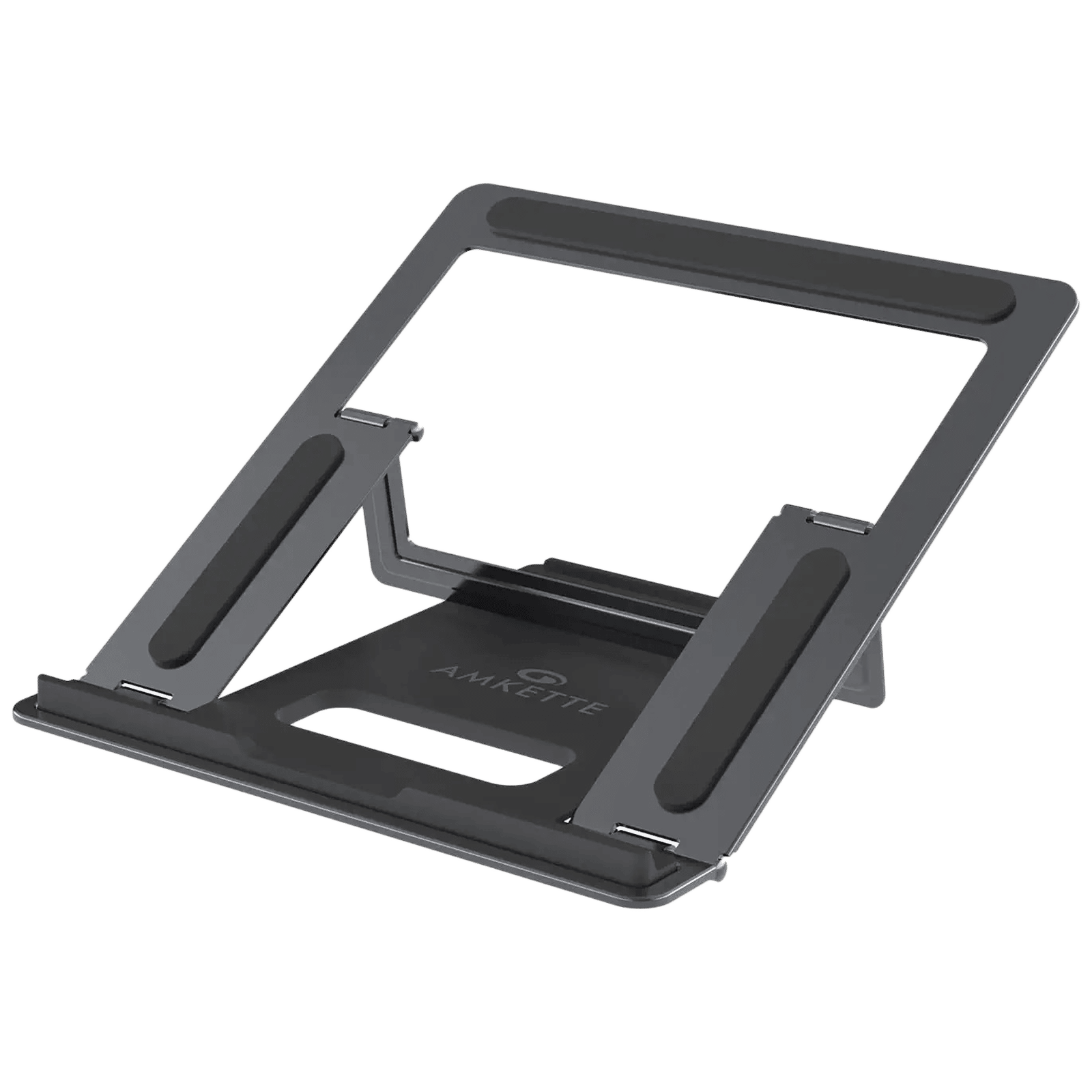 AMKETTE Ergo Luxe Laptop Stand (4 Level Adjustment, Space Grey)