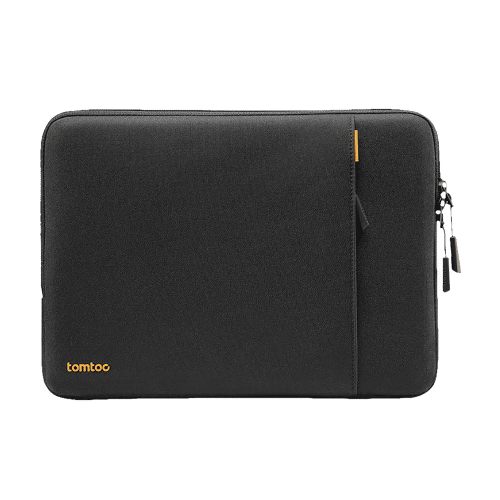 tomtoc Defender Recycled Fabrics Laptop Sleeve for 13.5, 14 & 14.4 Inch Laptop (Water Resistant, Black)