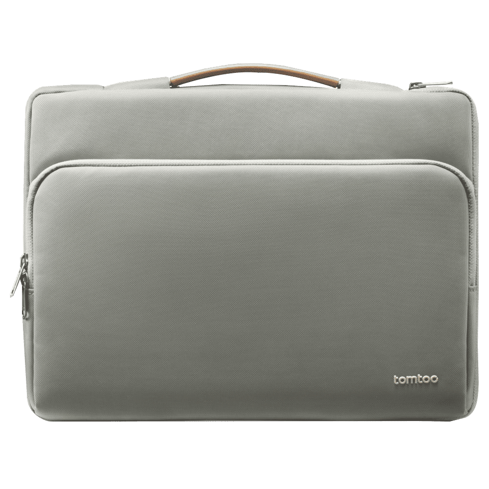 tomtoc Defender Recycled Fabrics Laptop Sleeve for 16 Inch Laptop (360 Superior Protection, Grey)