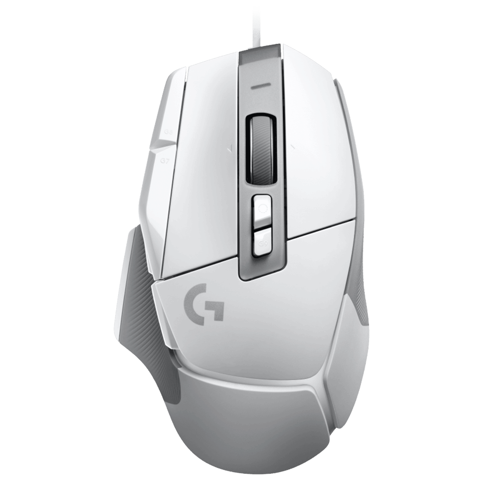 logitech G502 X Wired Optical Gaming Mouse (25600 DPI Adjustable, Dual-Mode Scroll Wheel, White)