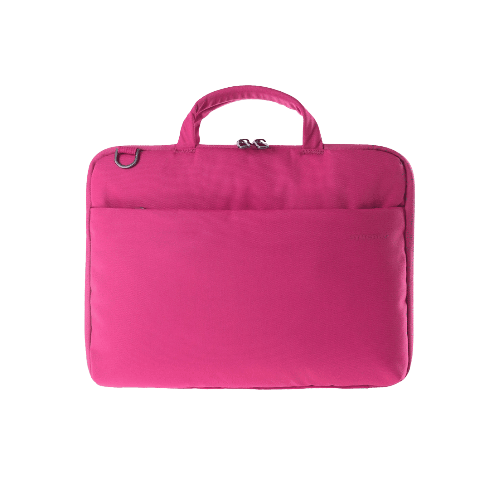 TUCANO Darkolor Recycled Plastic Laptop Sleeve for 13 & 14 Inch Laptop (Semi-Rigid Back Panel, Fuchsia)