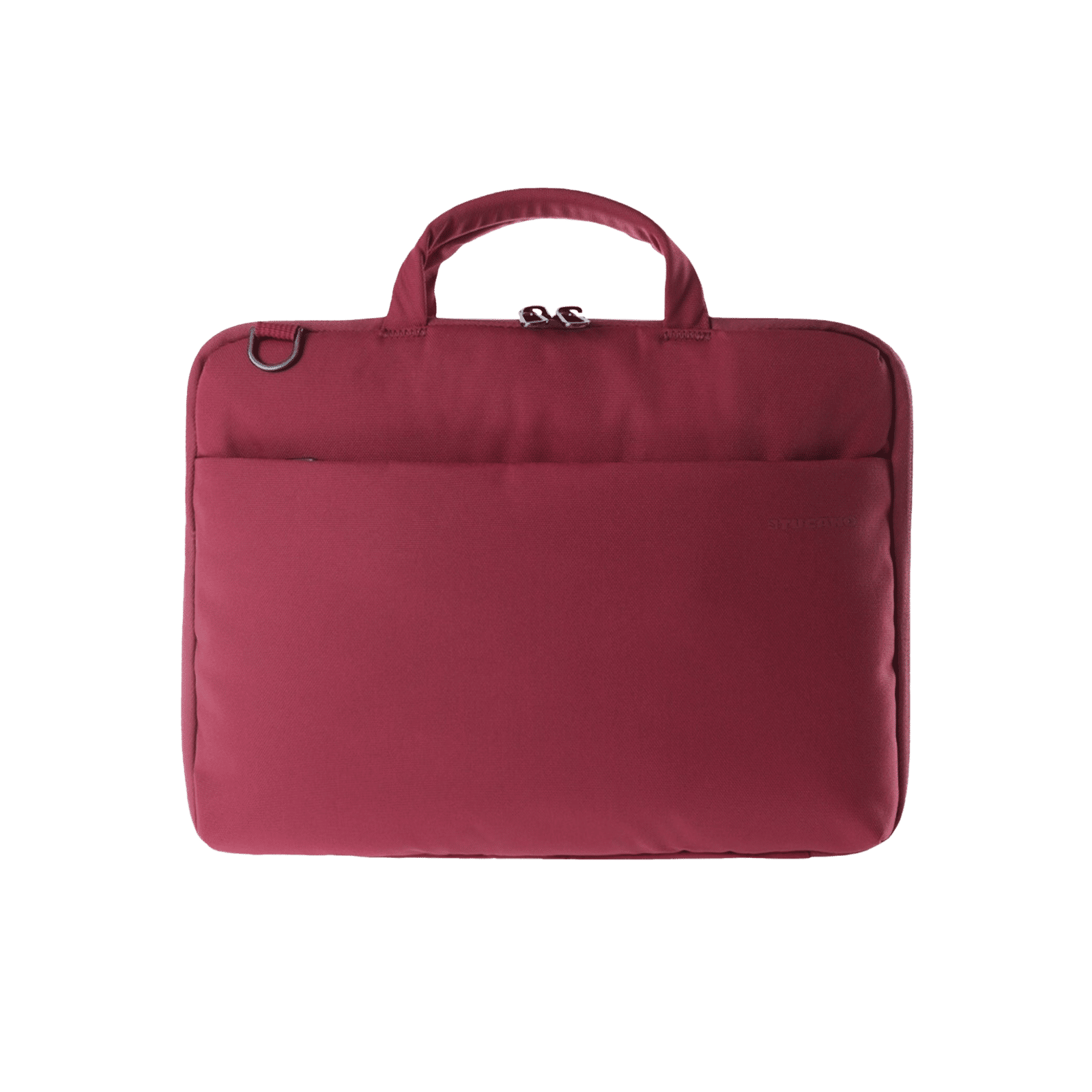 TUCANO Darkolor Recycled Plastic Laptop Sleeve for 13 & 14 Inch Laptop (Semi-Rigid Back Panel, Red)