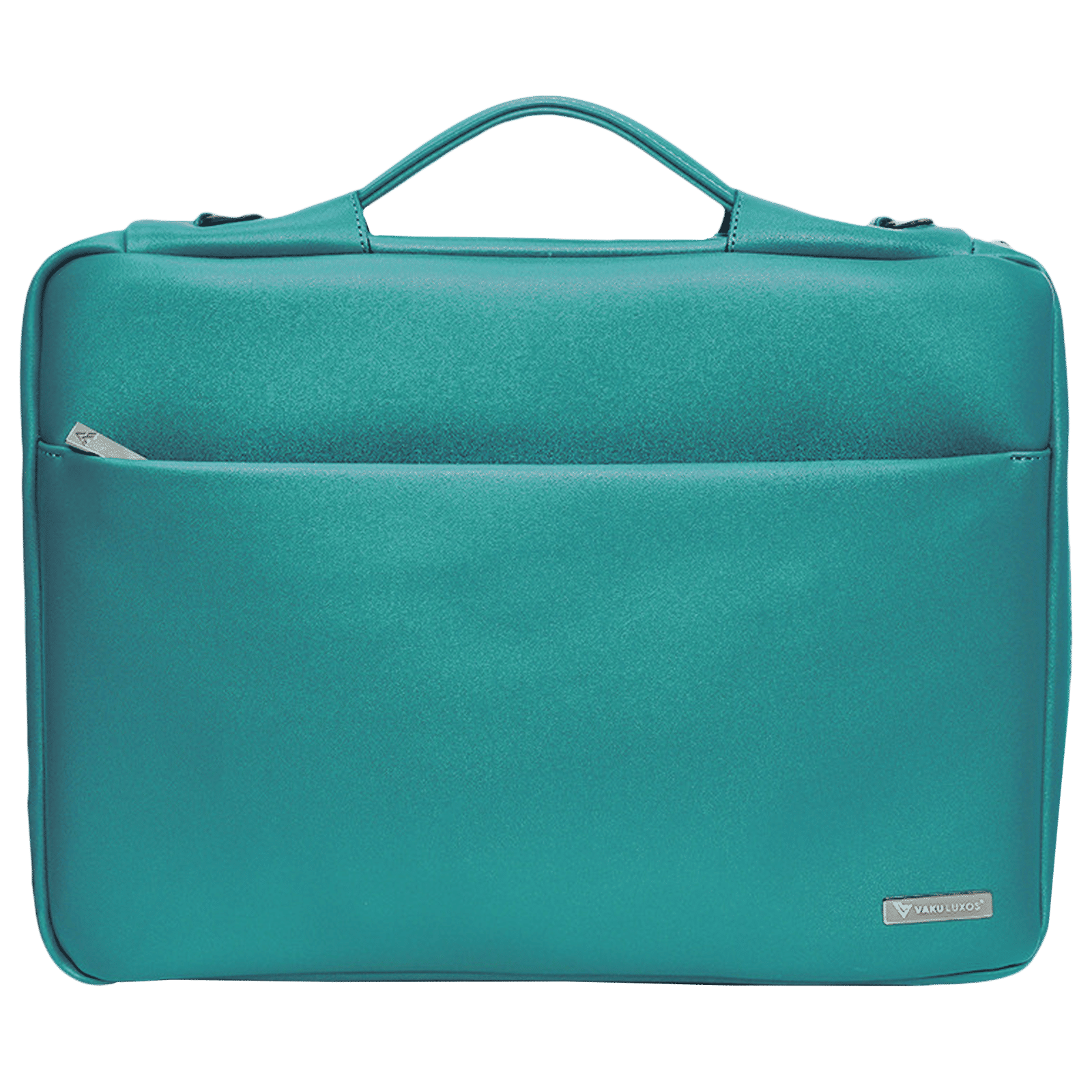Dr. Vaku DA VALENCIA Vegan Leather Laptop Sleeve for 15.6 Inch Laptop (Water Resistant, Sea Green)
