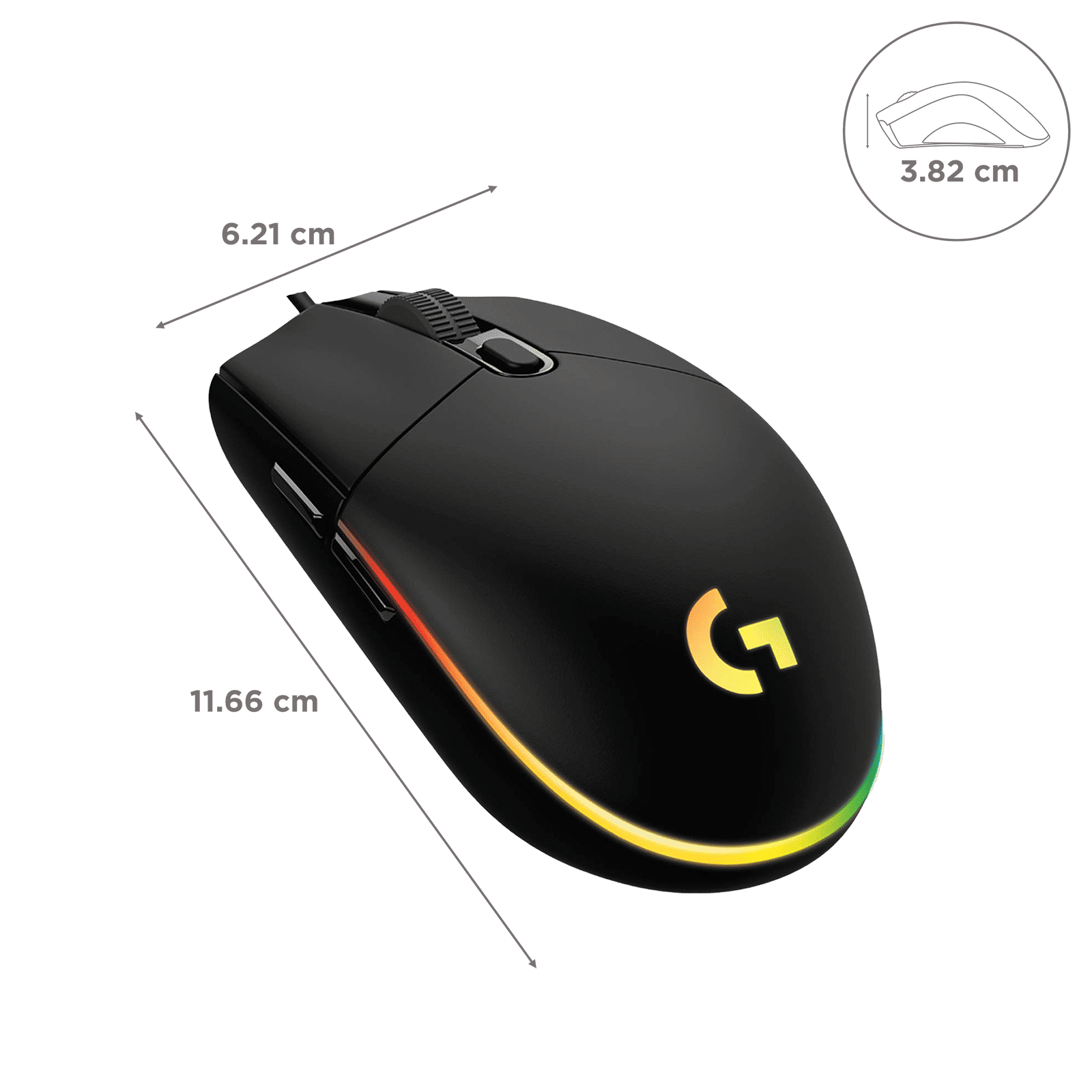 Buy Logitech G203 Wired Mouse with Customizable Buttons (8000 DPI