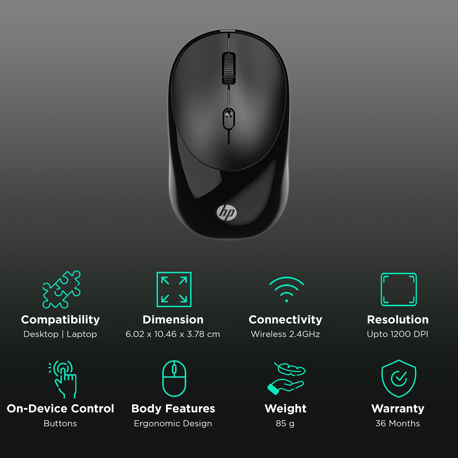 HP M090 Wireless Mouse  thumbnail 3
