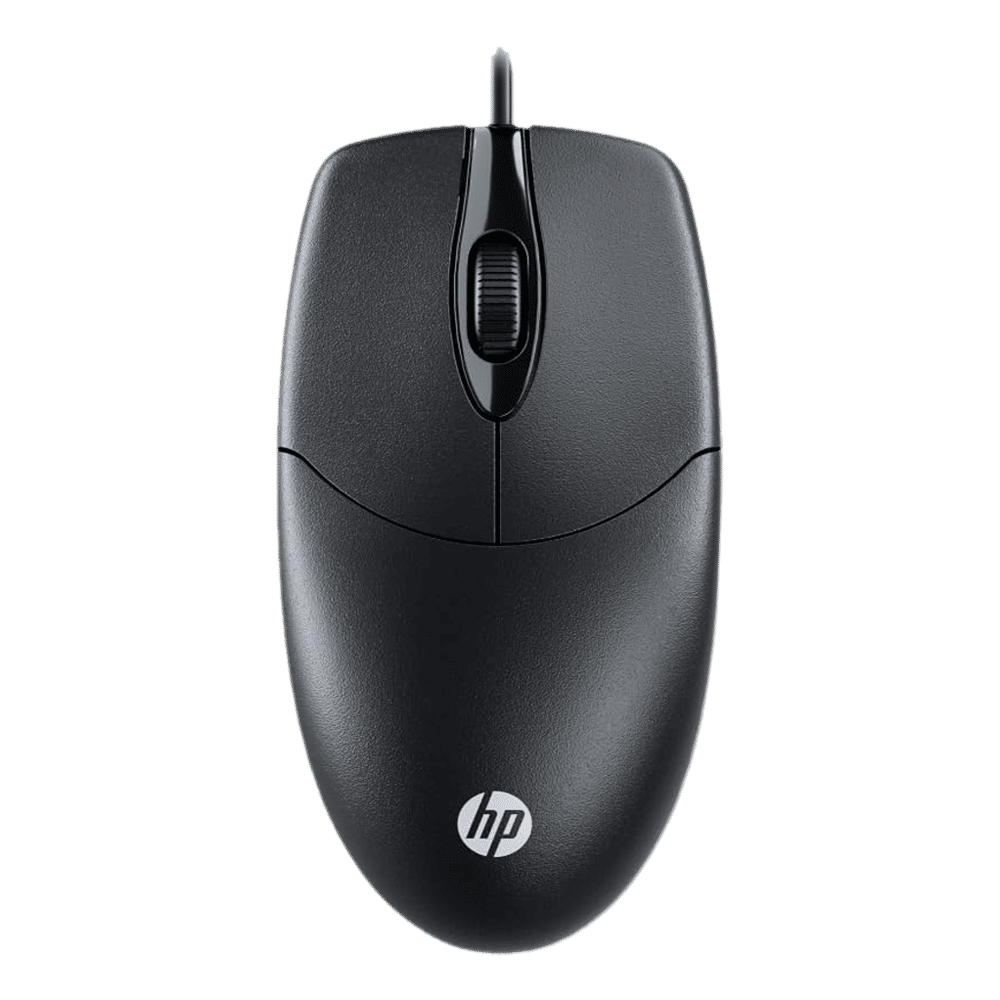 HP M050 Wired Mouse (1200 DPI, Optical Engine, Black)