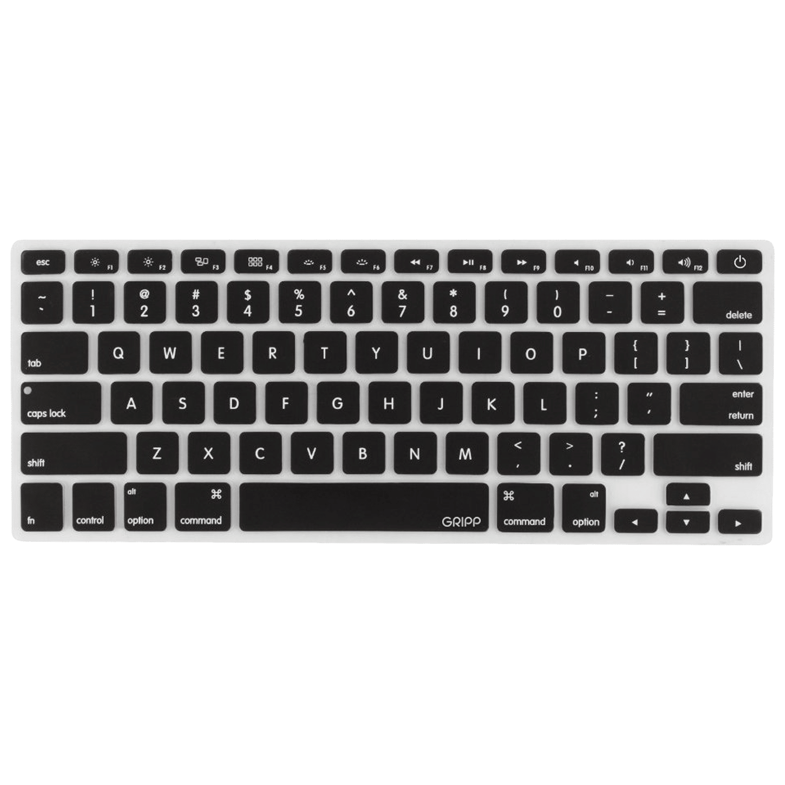 GRIPP Keyboard Guard For MacBook Air 13 Inch (Washable and Removable, GR-MBA13-KGBK, Black)